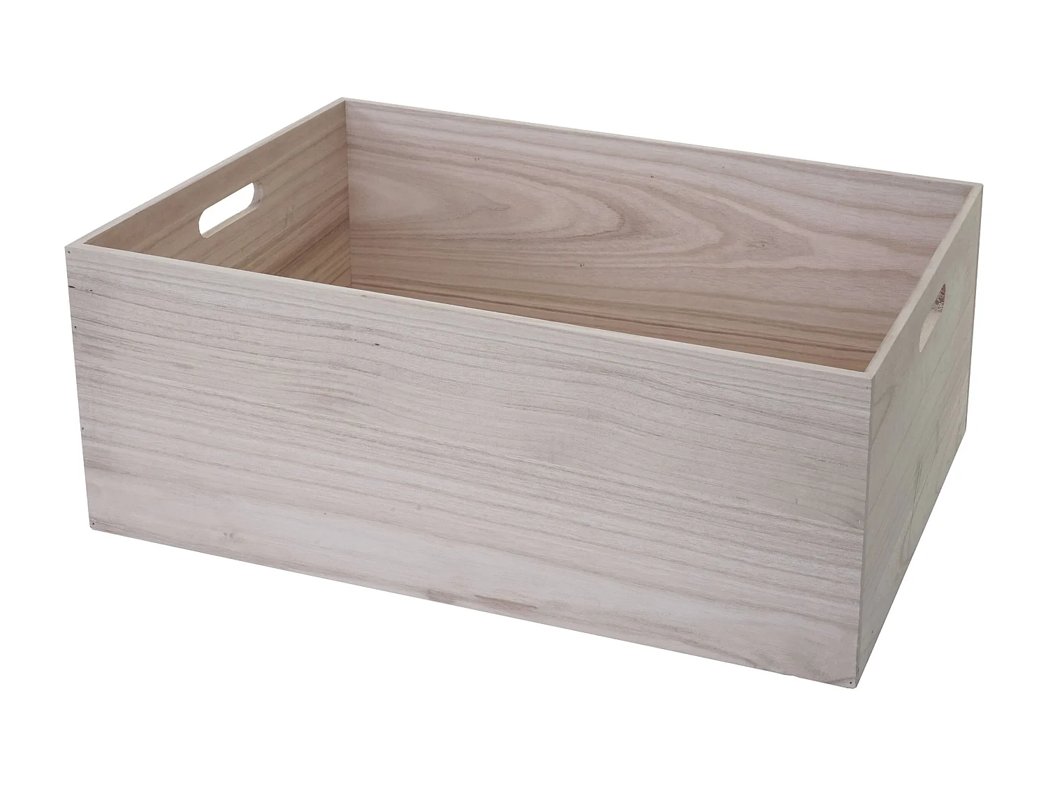 Skrzynka drewniana MCW-C20,  60 x 40 x 24 cm, naturalny brąz