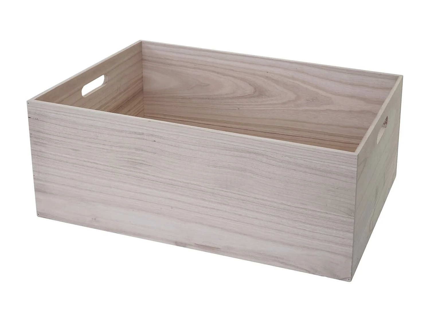 Skrzynka drewniana MCW-C20,  60 x 40 x 24 cm, naturalny brąz