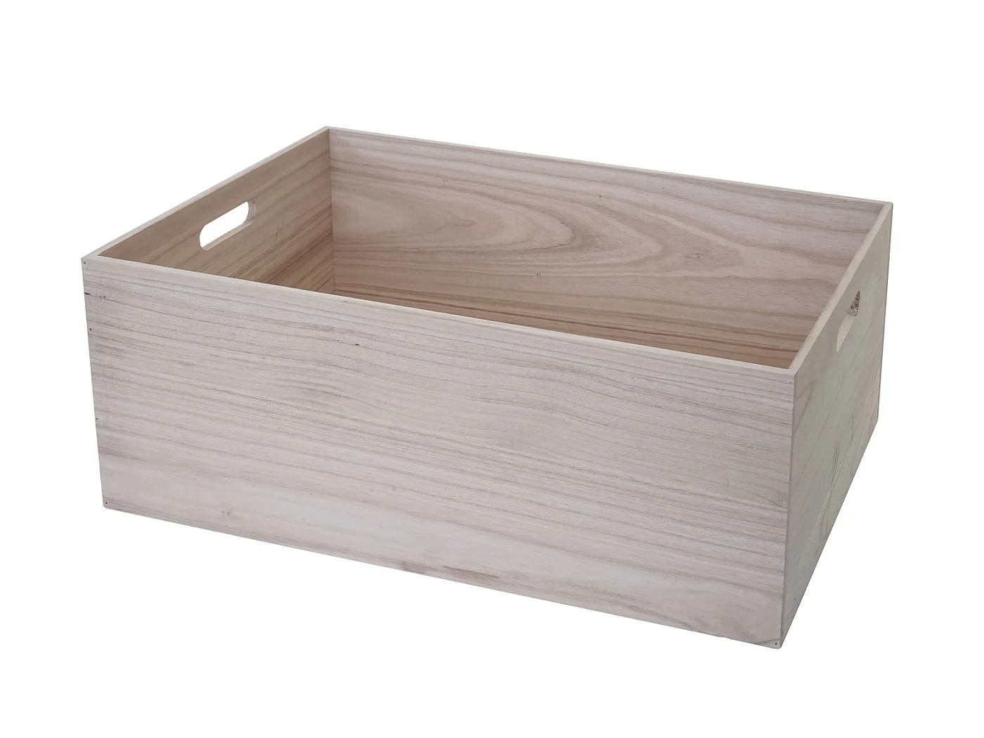 Skrzynka drewniana MCW-C20,  60 x 40 x 24 cm, naturalny brąz