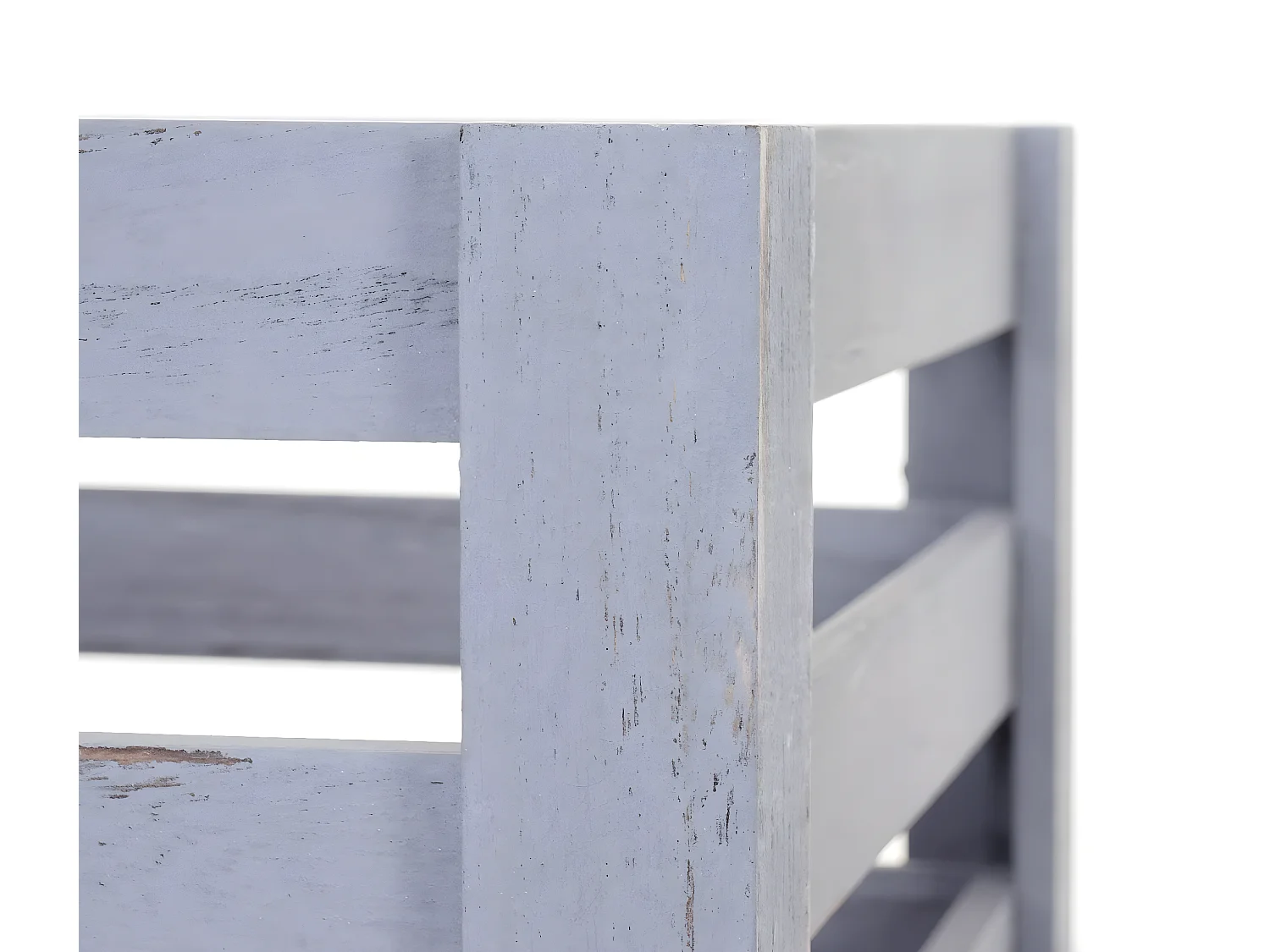 Caisse en bois MCW-C56 (set de 3),  gris shabby