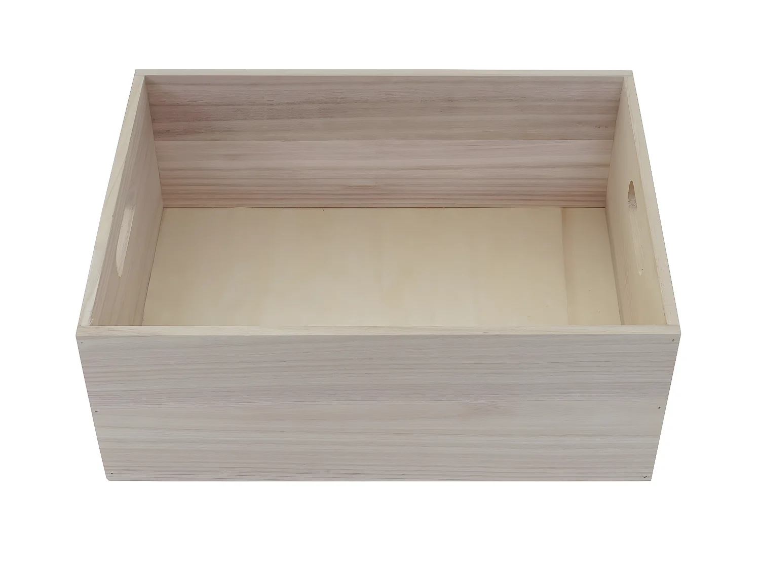 Boîte en bois MCW-C20,  40x30x15cm, brun naturel