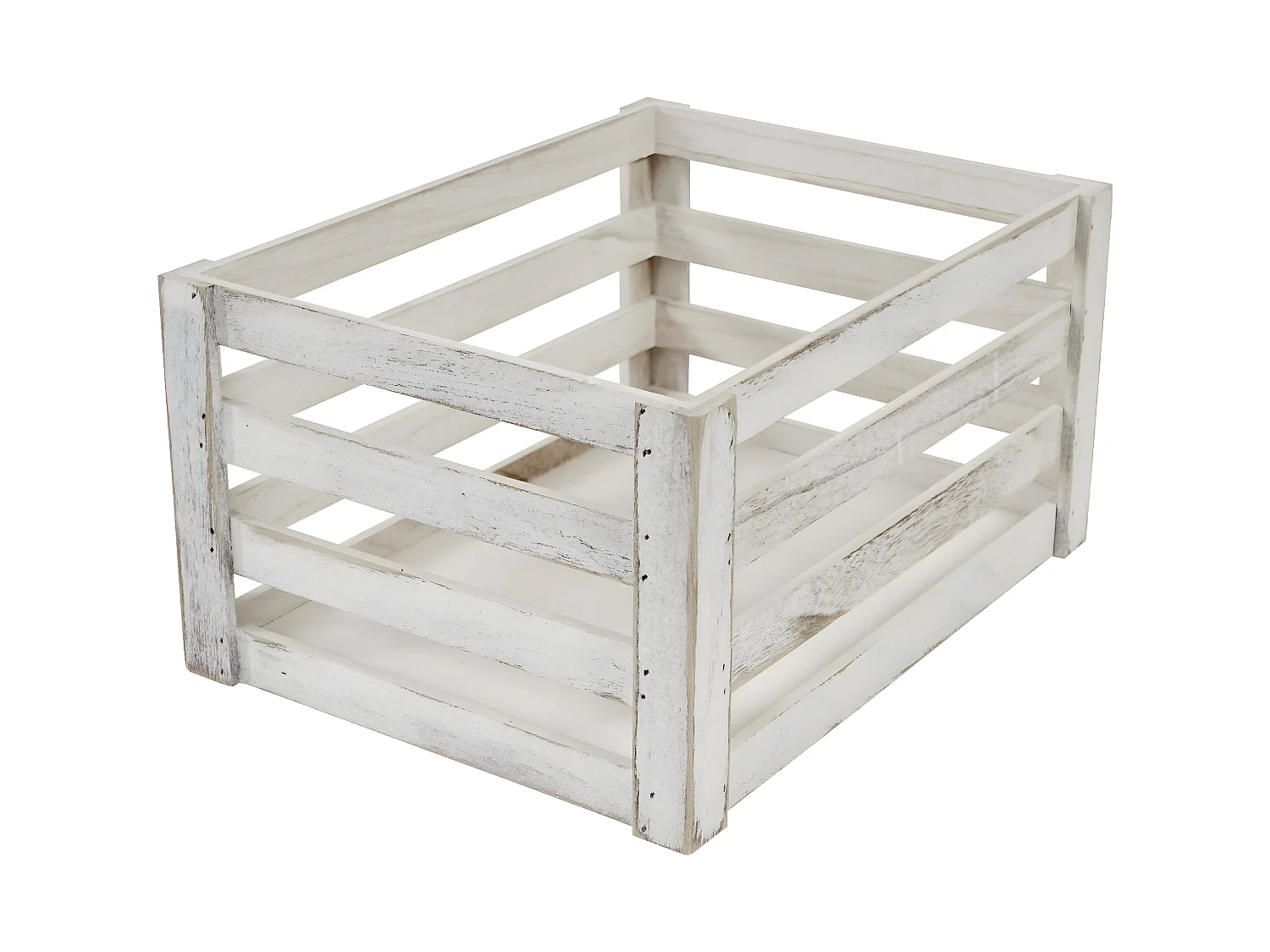 Caisse en bois MCW-C56 (set de 3),  blanc shabby