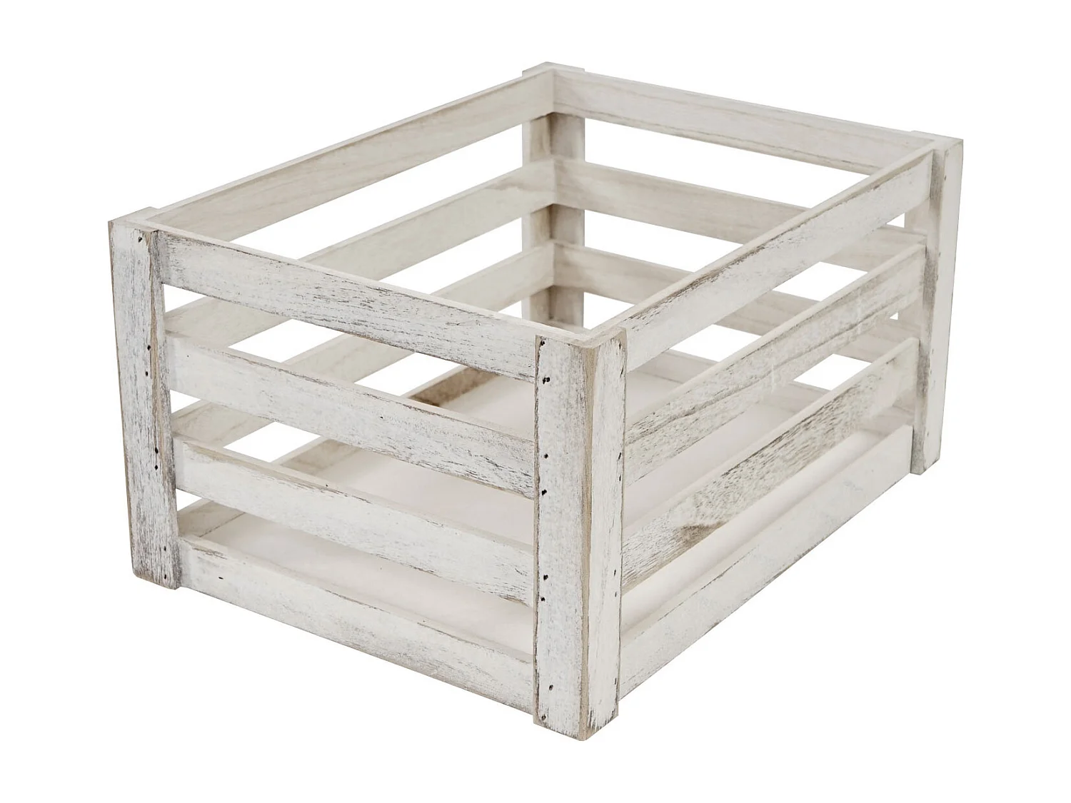 Caisse en bois MCW-C56 (set de 3),  blanc shabby