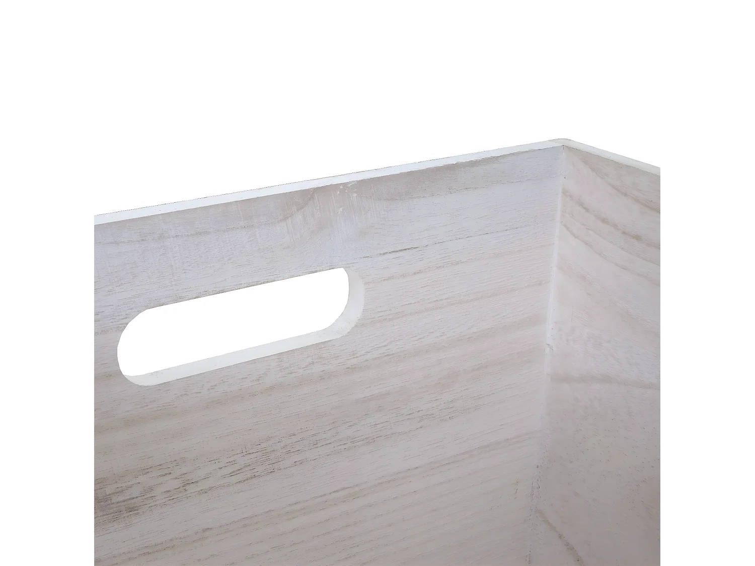 Boîte en bois MCW-C20,  40x30x24cm, blanc shabby