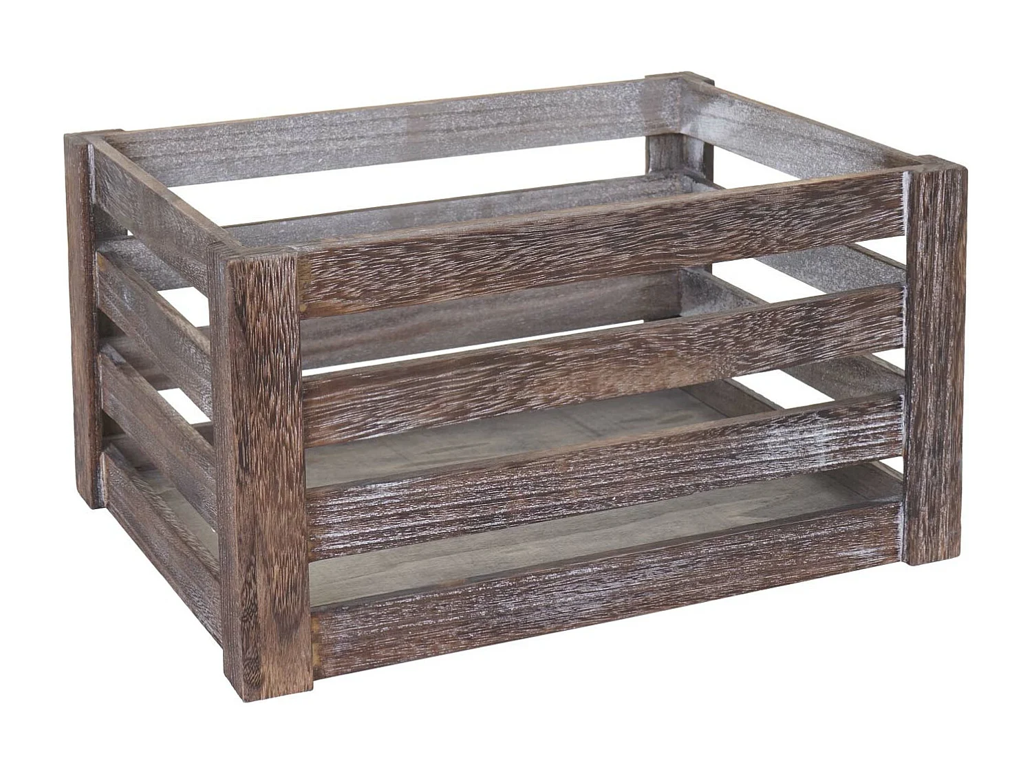 Caixa de madeira MCW-C56 (conjunto de 3),  castanho, gasto