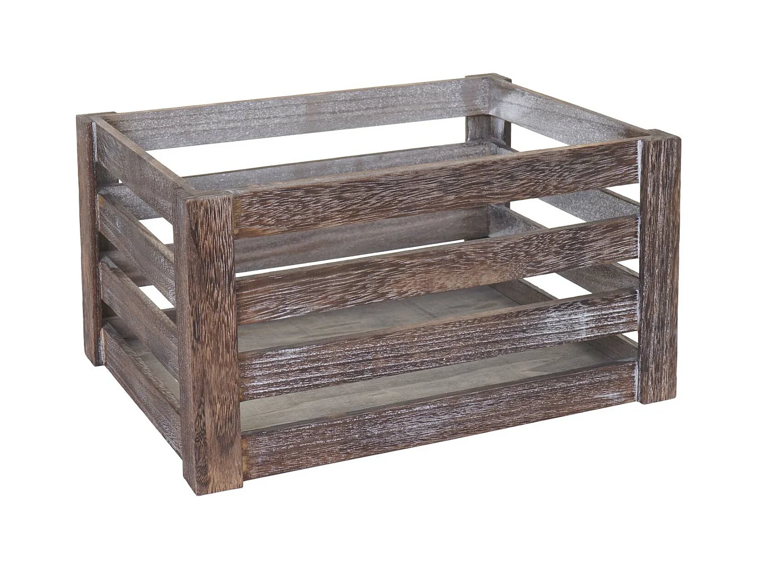 Caisse en bois MCW-C56 (set de 3),  brun shabby