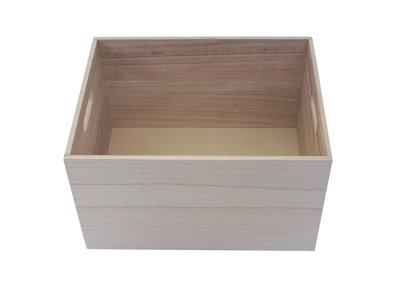 Boîte en bois MCW-C20,  40x30x24cm, brun naturel