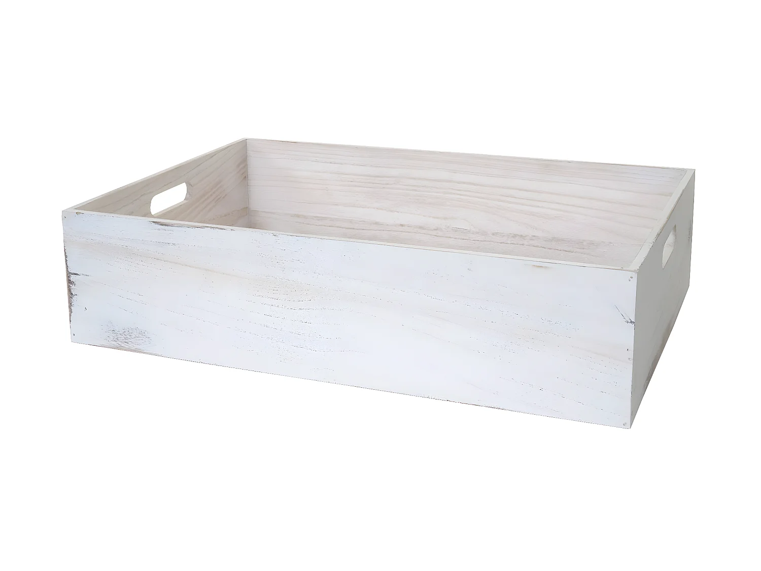 Set 6x scatole vassoi MCW-C20 legno di paulonia 6 misure bianco