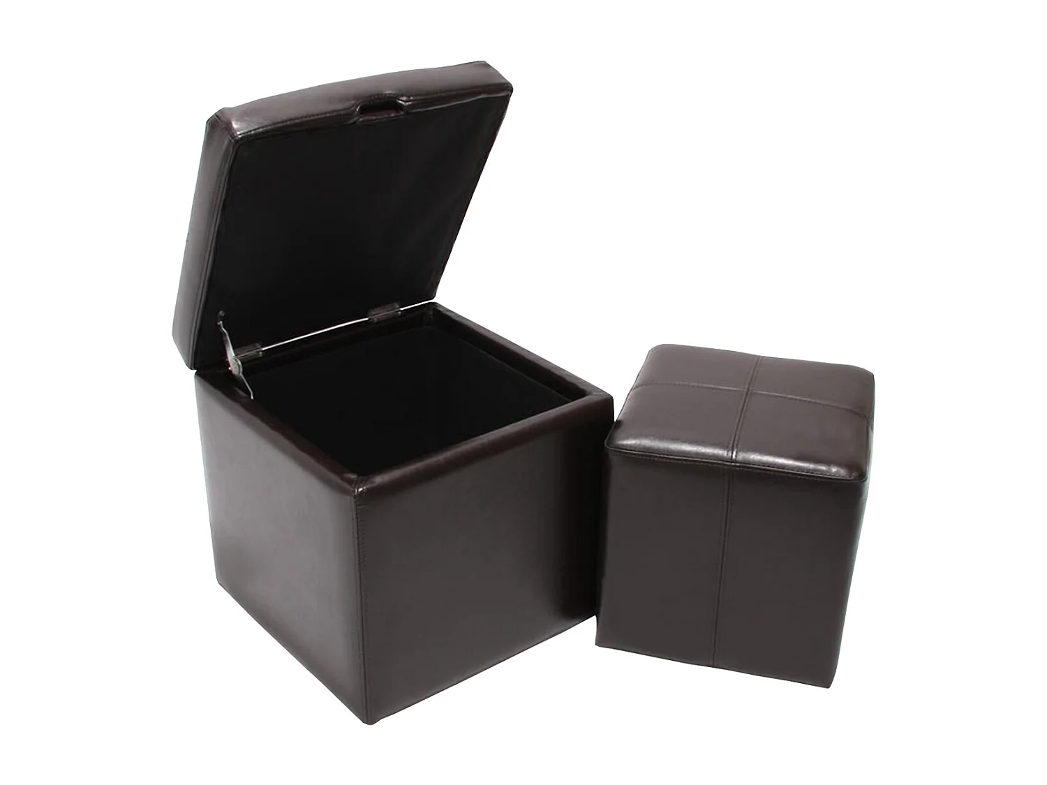 Banqueta Carrara (conjunto de 2),  castanho