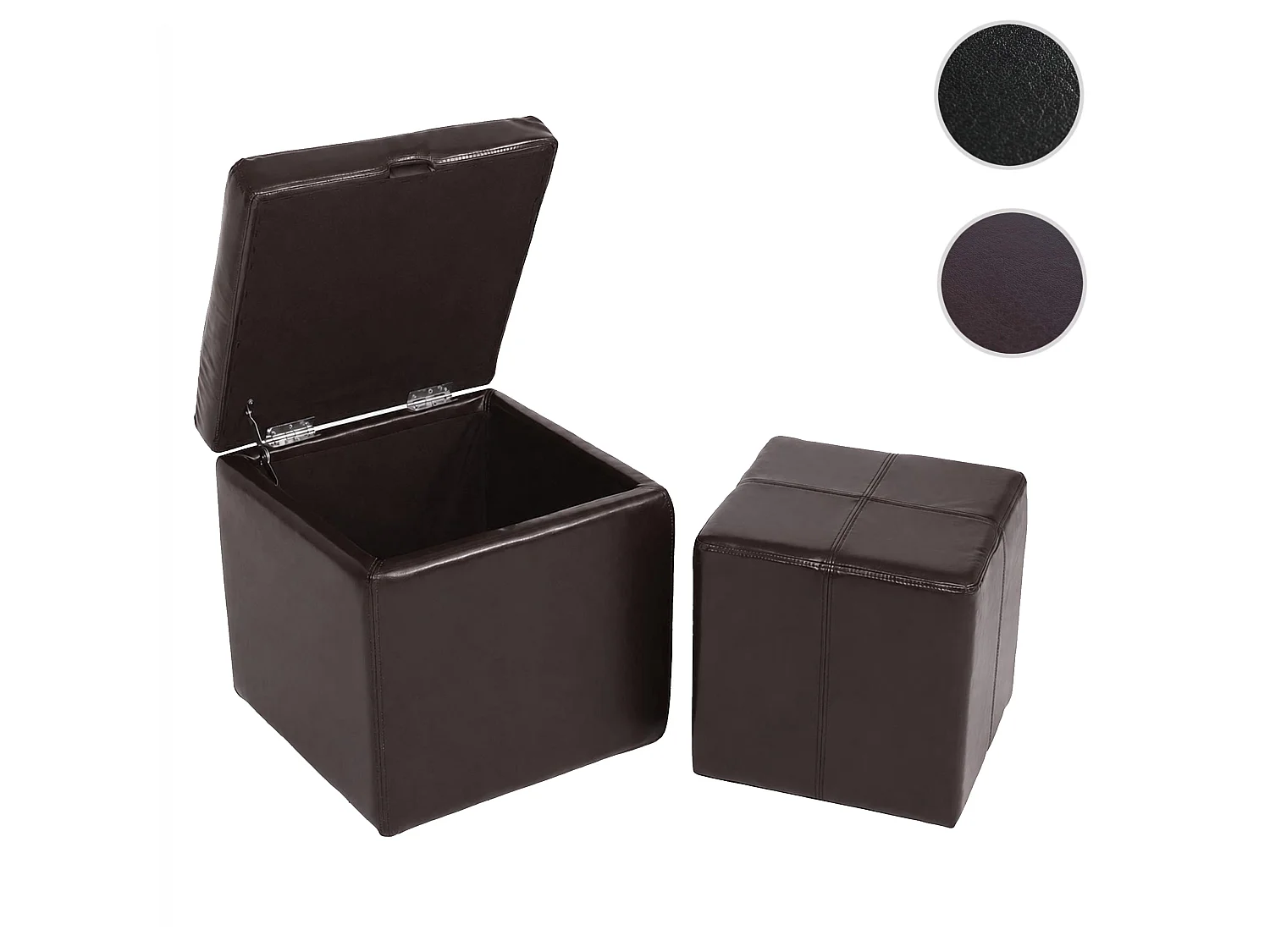 Taburetes Carrara (juego de 2),  marrón
