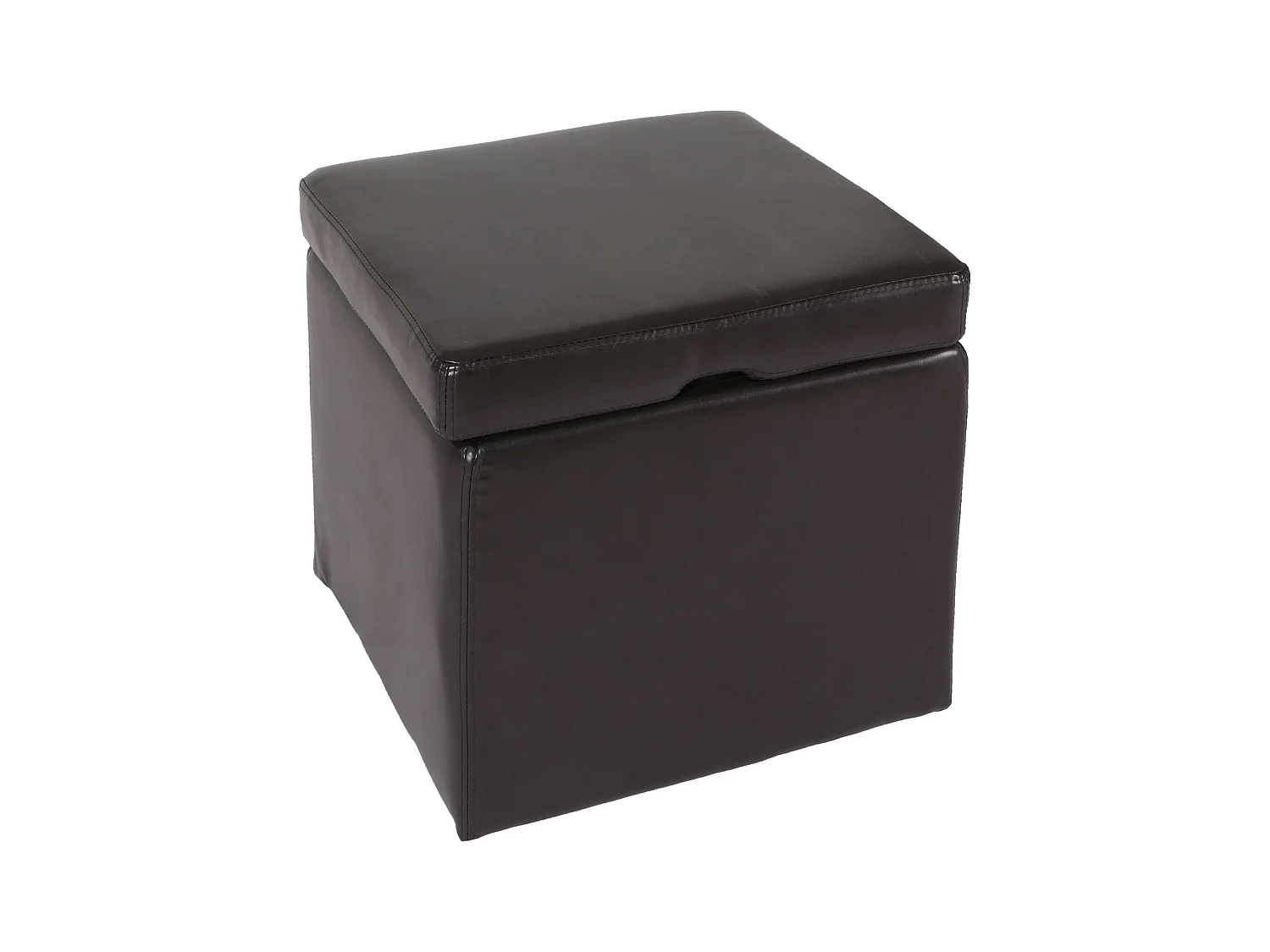 Pouf Carrara,  marron