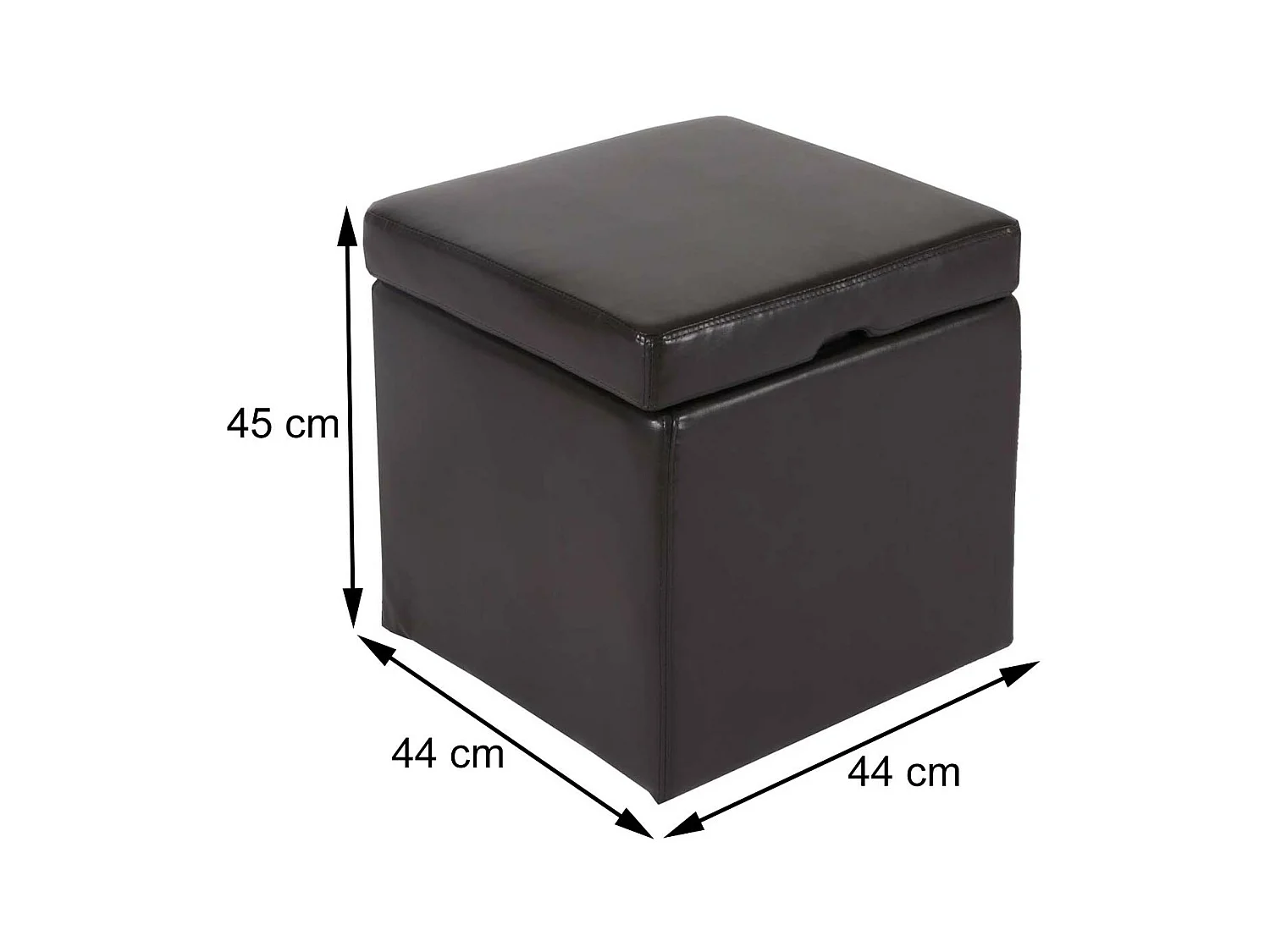 Taburete Carrara,  marrón