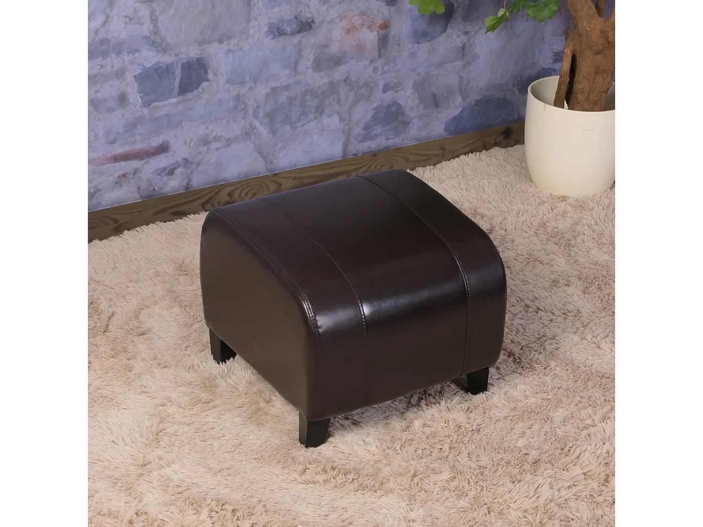 Siedzisko Aversa,  brązowy