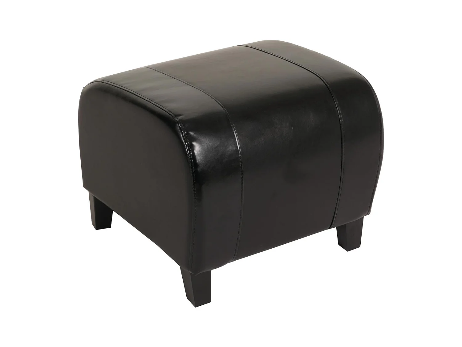 Taburete Aversa,  negro