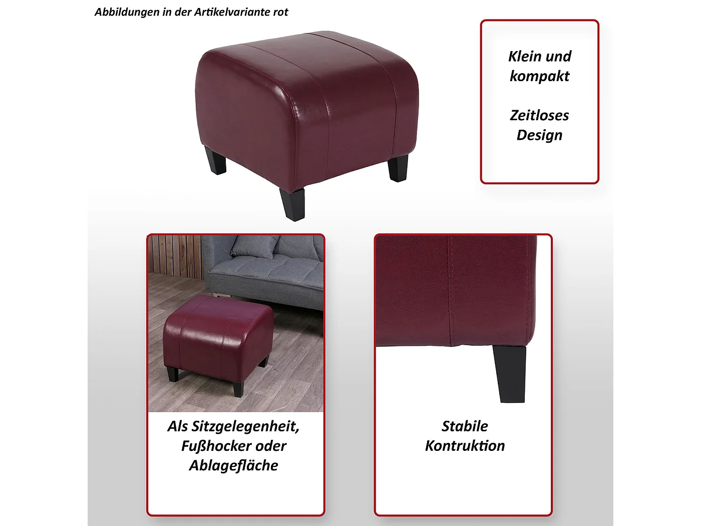 Siedzisko Aversa,  czarny