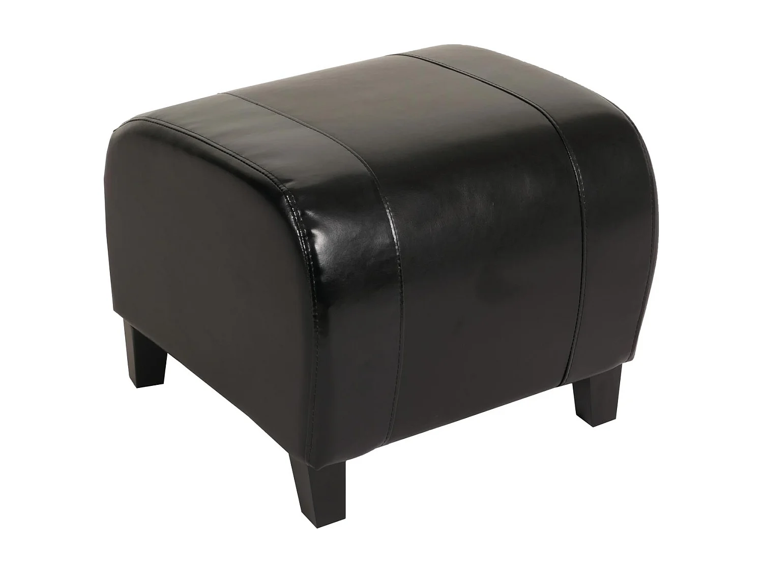 Sitzhocker Aversa, Schwarz