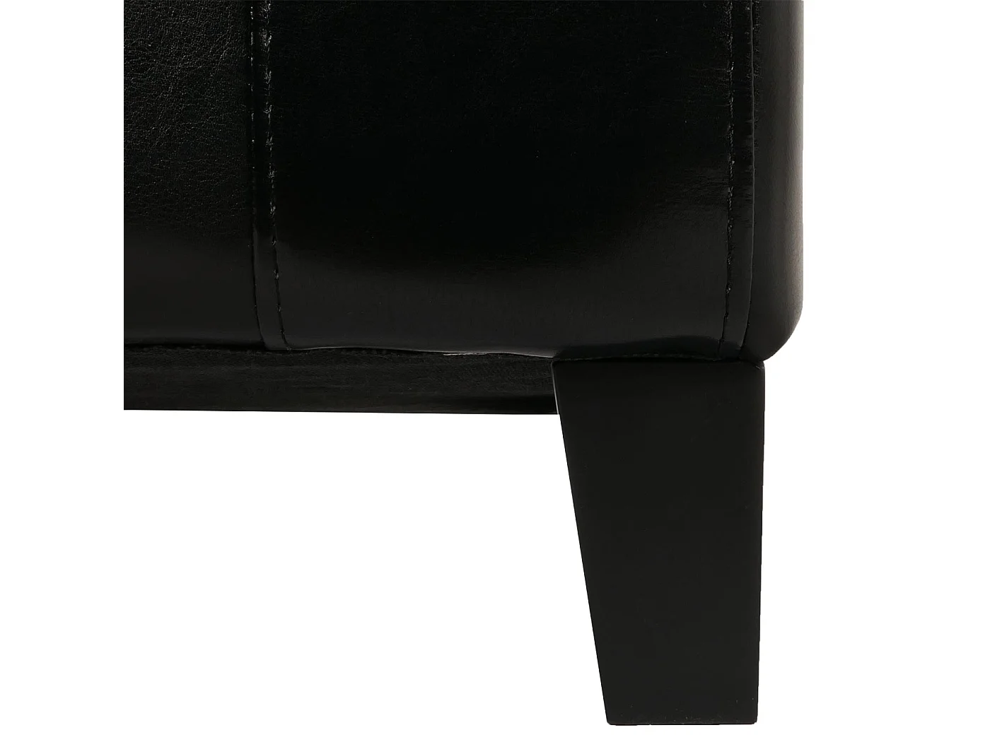 Sitzhocker Aversa, Schwarz