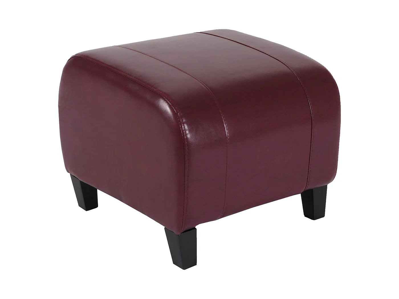 Taburete Aversa,  rojo