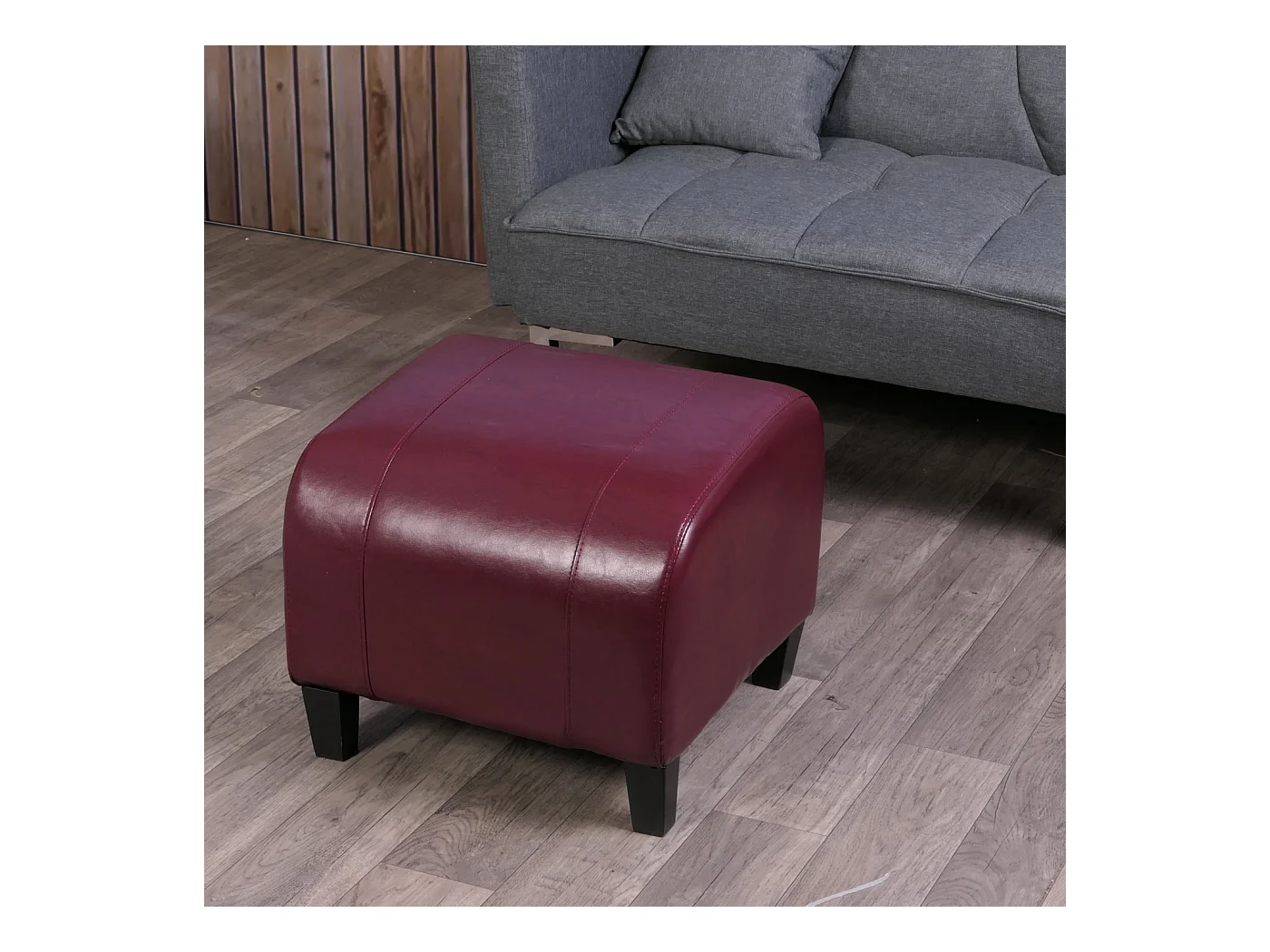 Taburete Aversa,  rojo