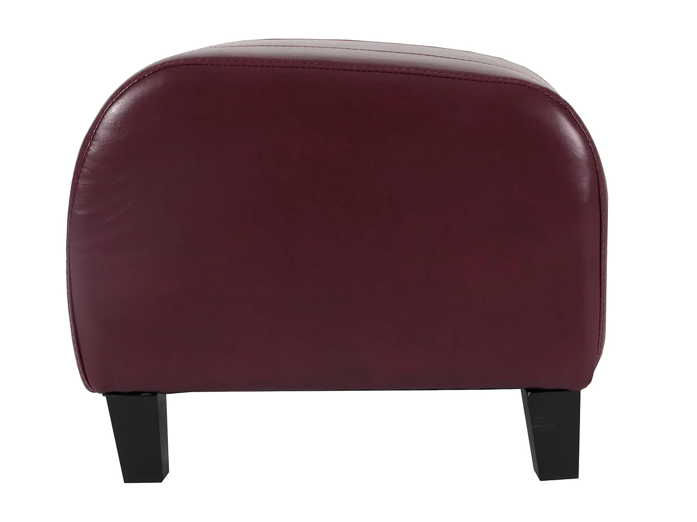 Stołek Aversa,  czerwony