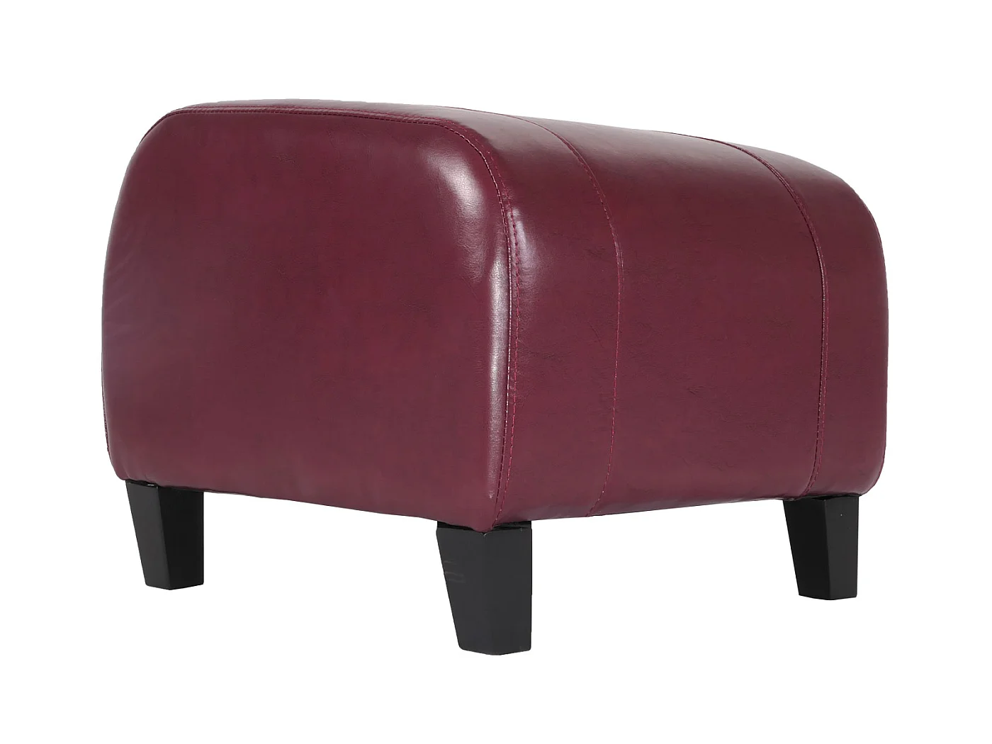 Stołek Aversa,  czerwony