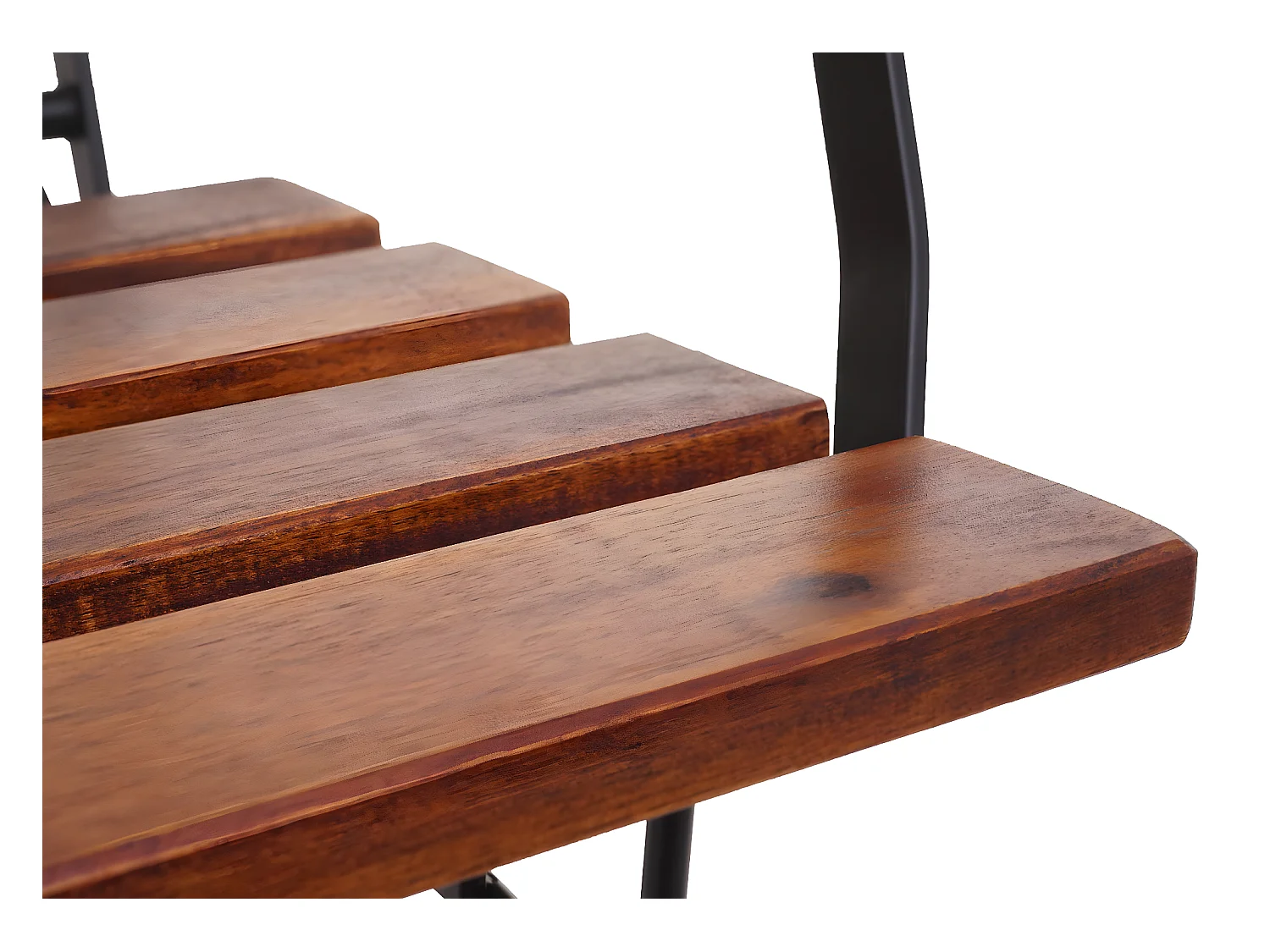 Chaise de brasserie MCW-J40 (lot de 2),  brun