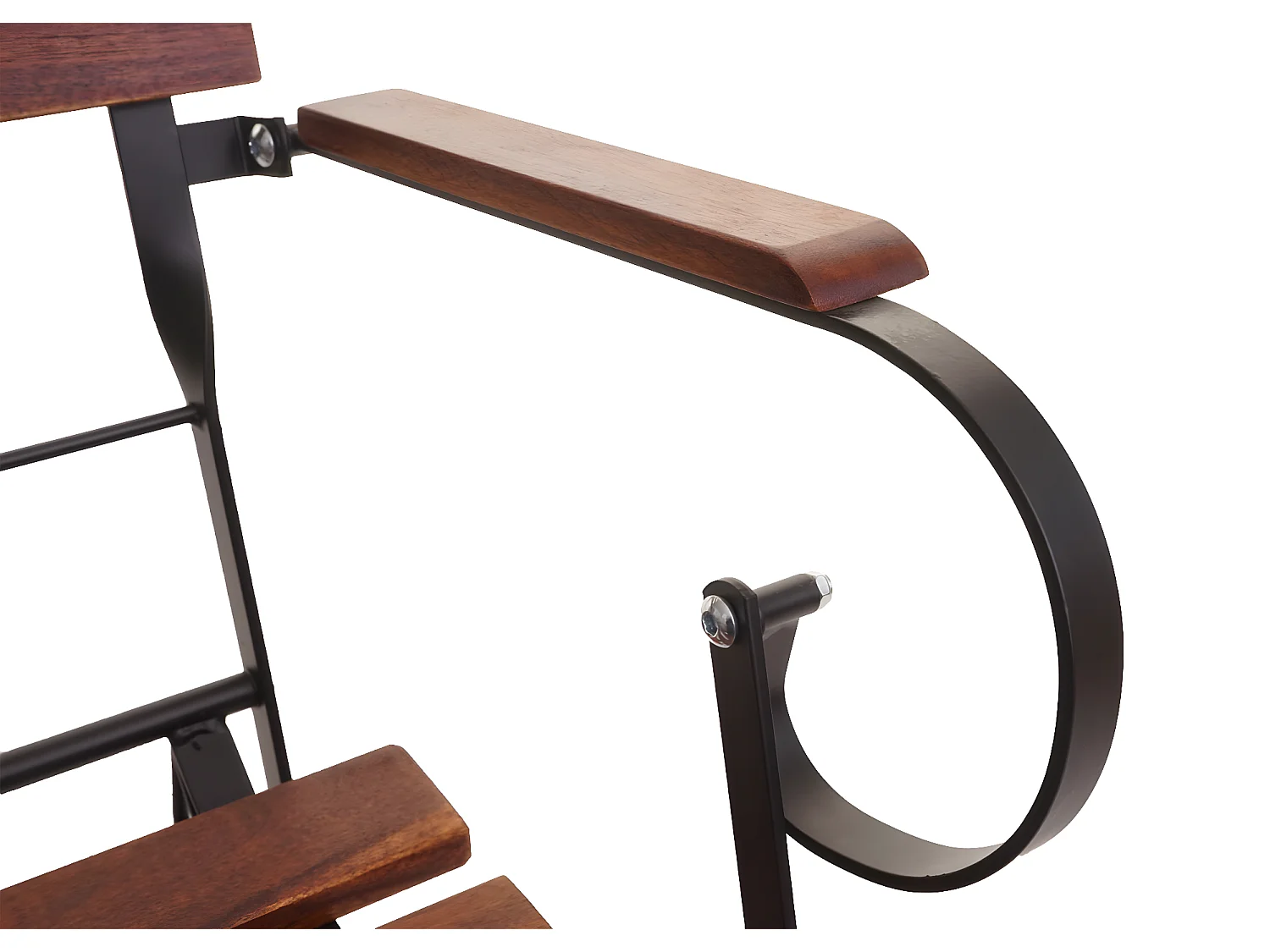 Chaise de brasserie MCW-J40 (lot de 2),  brun