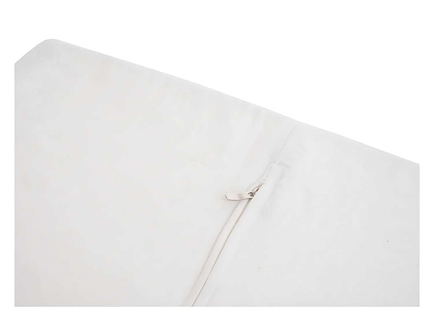 Banco MCW-J49 Cajas de almacenamiento,  blanco, tapizado crema-blanco