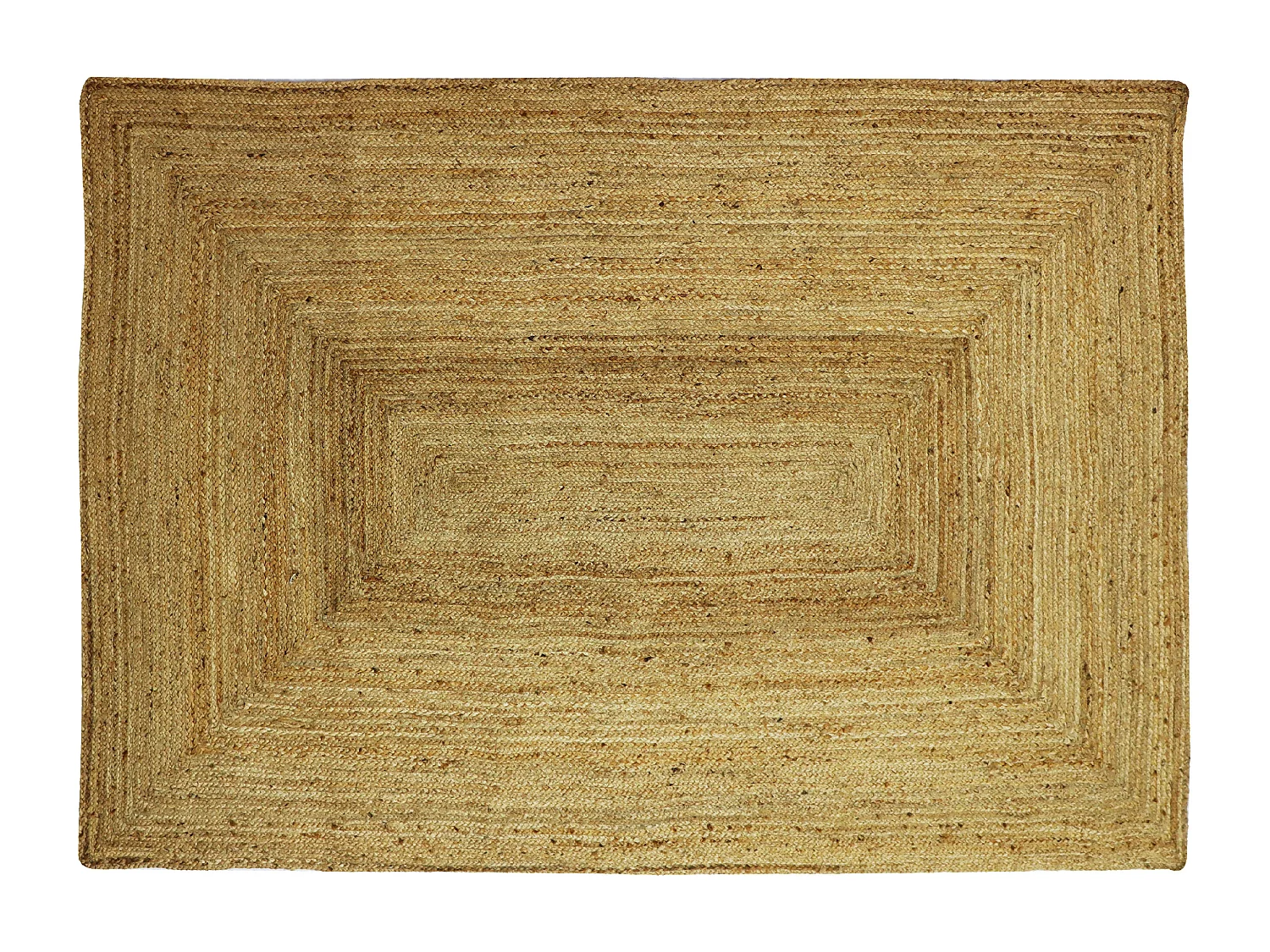 Rektangulært tæppe 100% flettet jute  - 160 x 230 cm - Neutral - JAYA