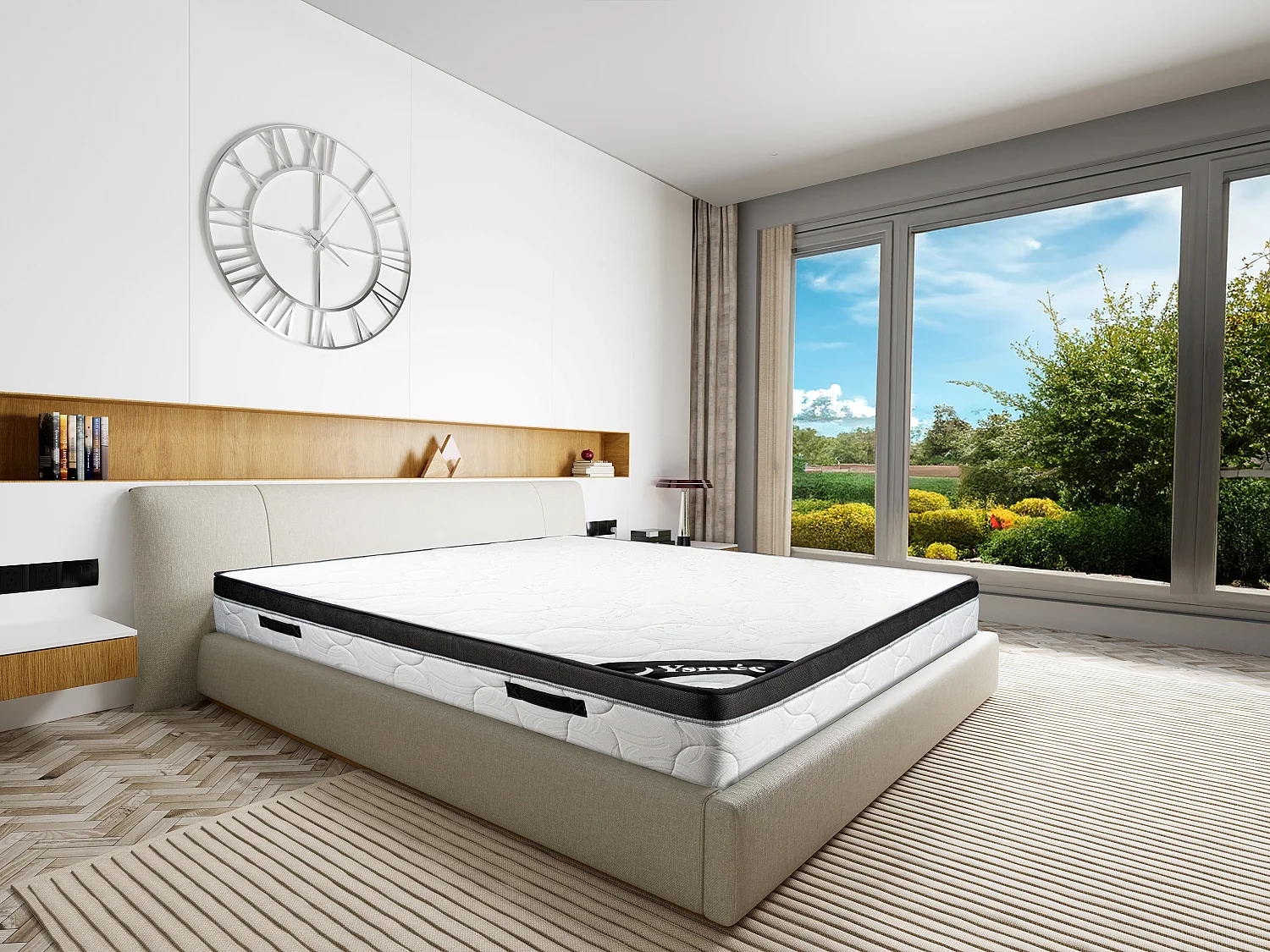 Matelas 160 x 200 cm mousse ép.30cm - SOLAK de YSMÉE