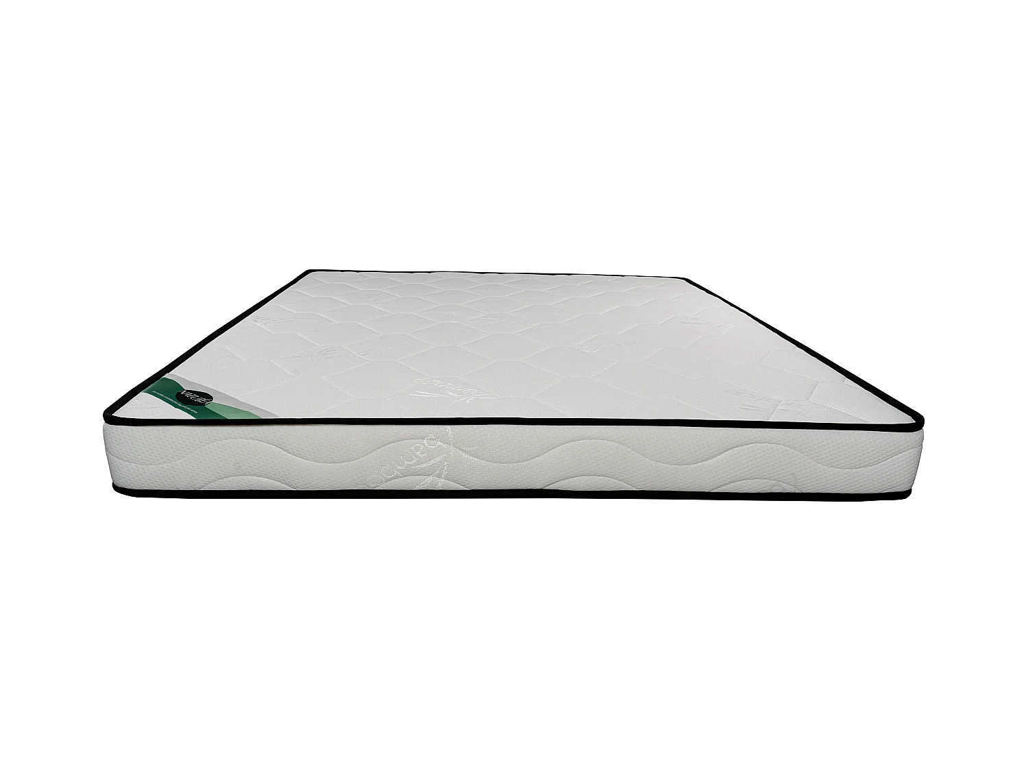 Colchón de 140 x 190 cm espuma y tejido de bambú grosor 15 cm - KANANI de NATUREA