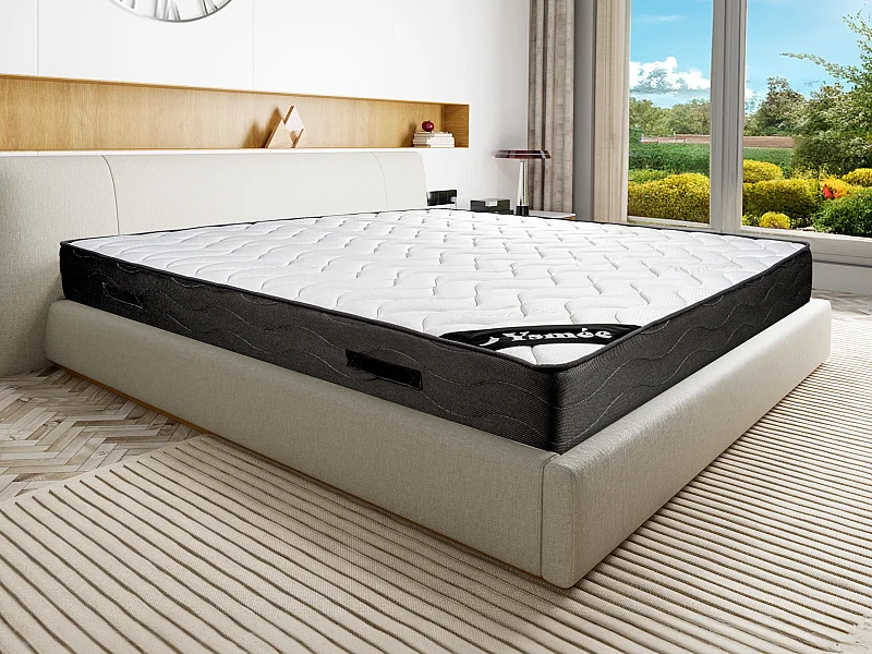 Matelas 180 x 200 cm ressorts ensachés 7 zones et mémoire de forme ép.24cm - MERISI de YSMÉE