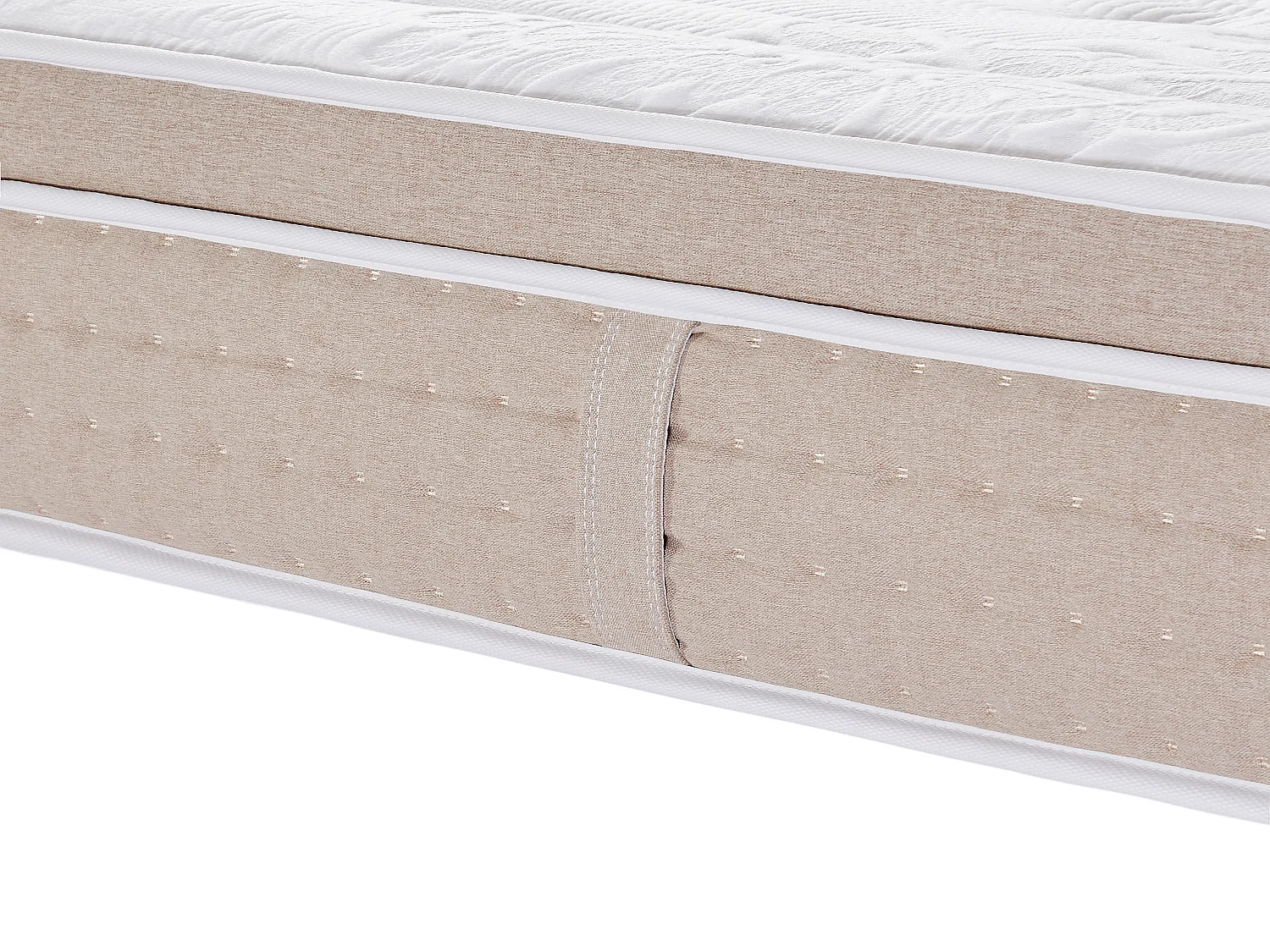 Matelas 140 x 190 cm hybride ressorts ensachés 7 zones et gel à mémoire de forme rafraichissant ép.30cm - NAZILI de YSMÉE