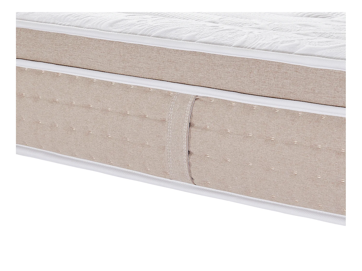 Colchón 140 x 190 cm híbrido de muelles ensacados 7 zonas y gel con memoria de forma refrescante esp.30cm - NAZILI de YSMÉE