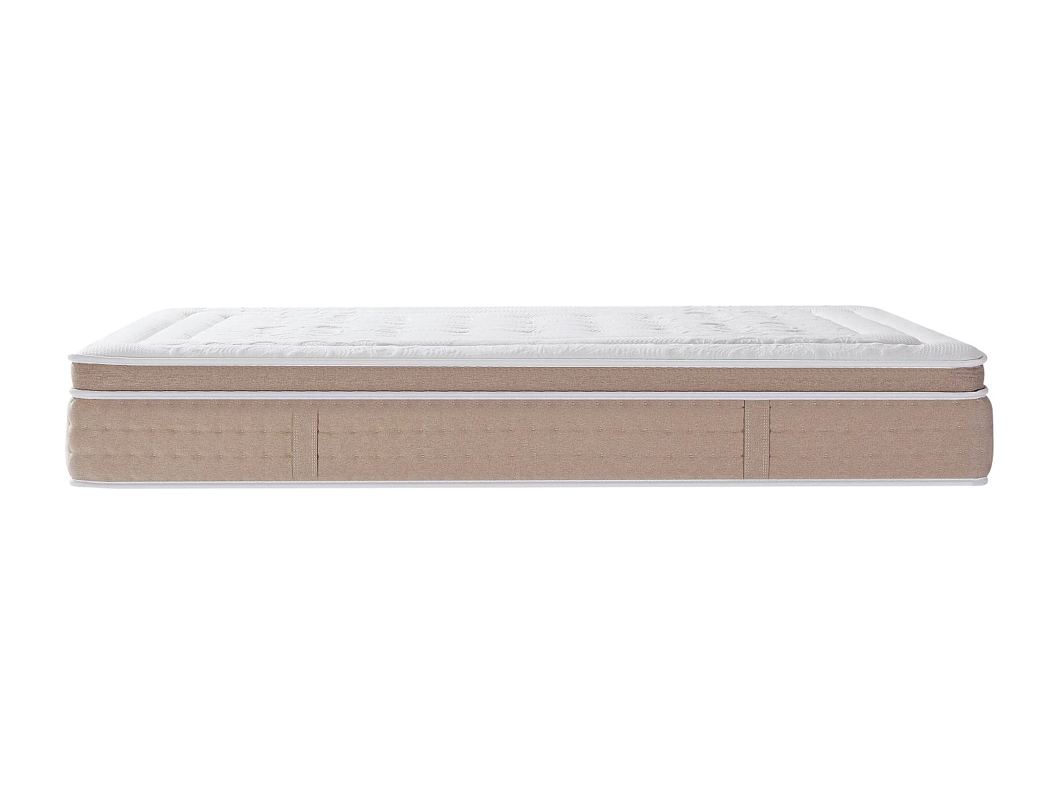 Matelas 140 x 190 cm hybride ressorts ensachés 7 zones et gel à mémoire de forme rafraichissant ép.30cm - NAZILI de YSMÉE