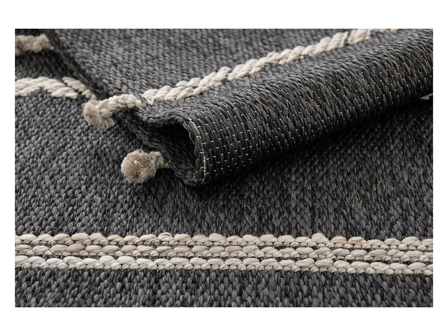 Teppich 120x160 - Anthrazit - Juniper Lyn