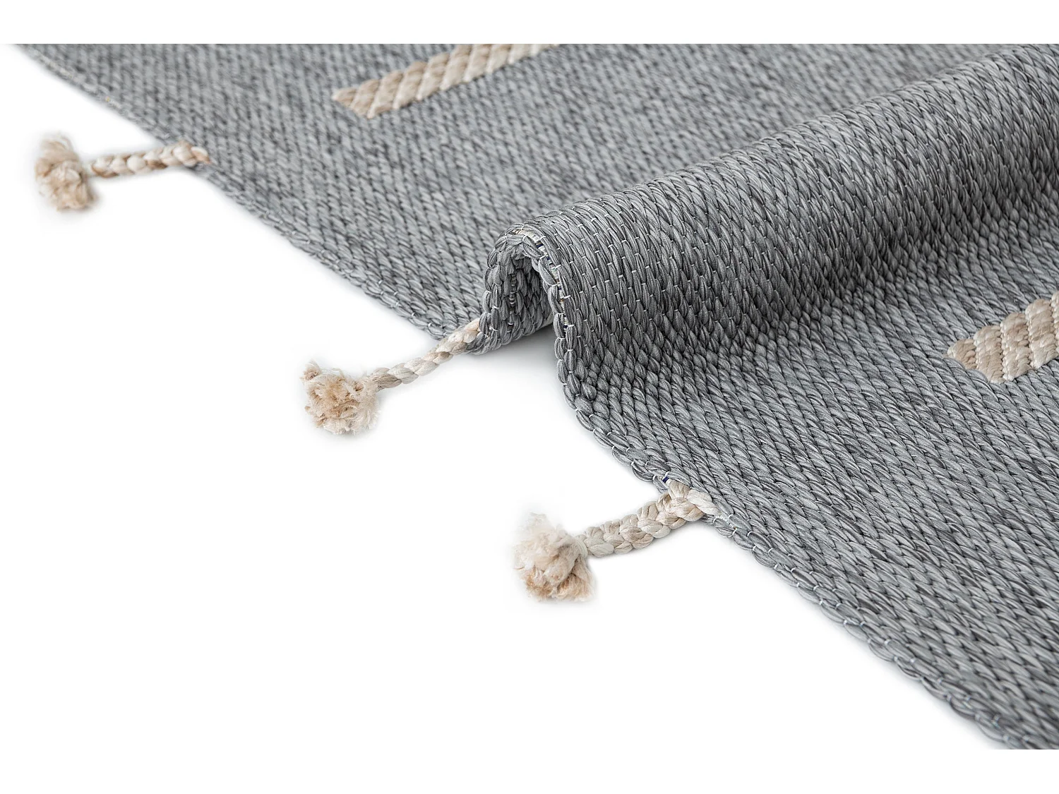 Tapijt - 290x80 - Grijs - Juniper Boho