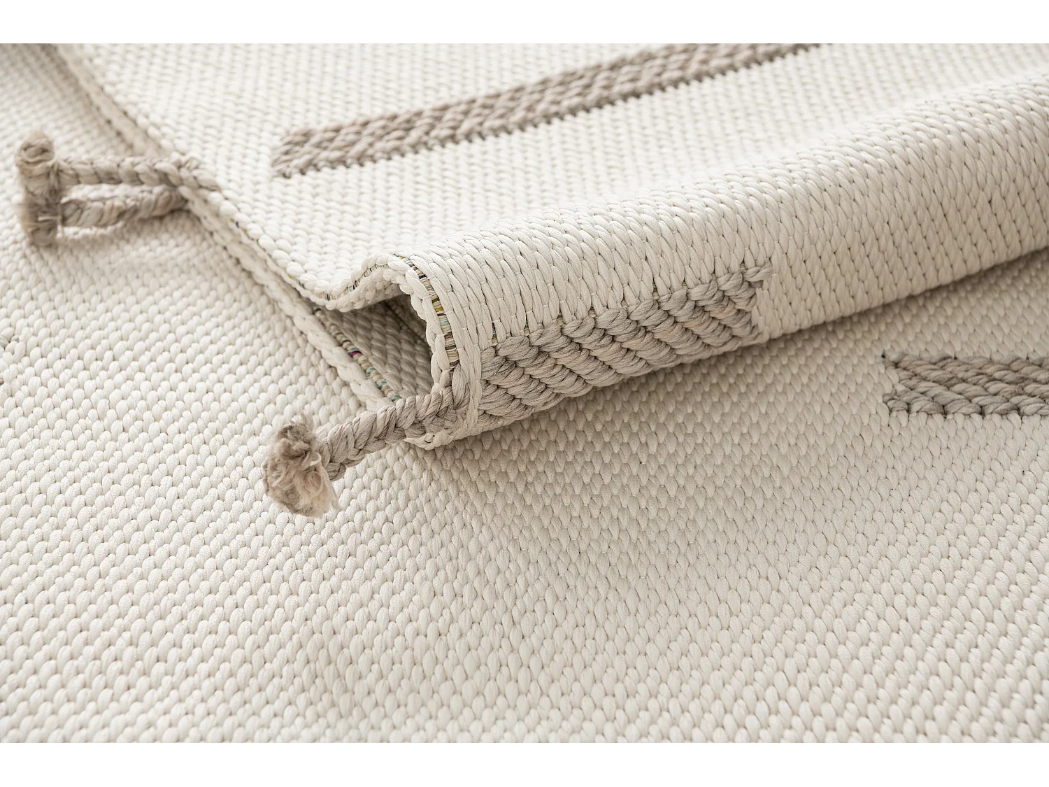 Tapijt - 150x80 - Wit - Juniper Boho