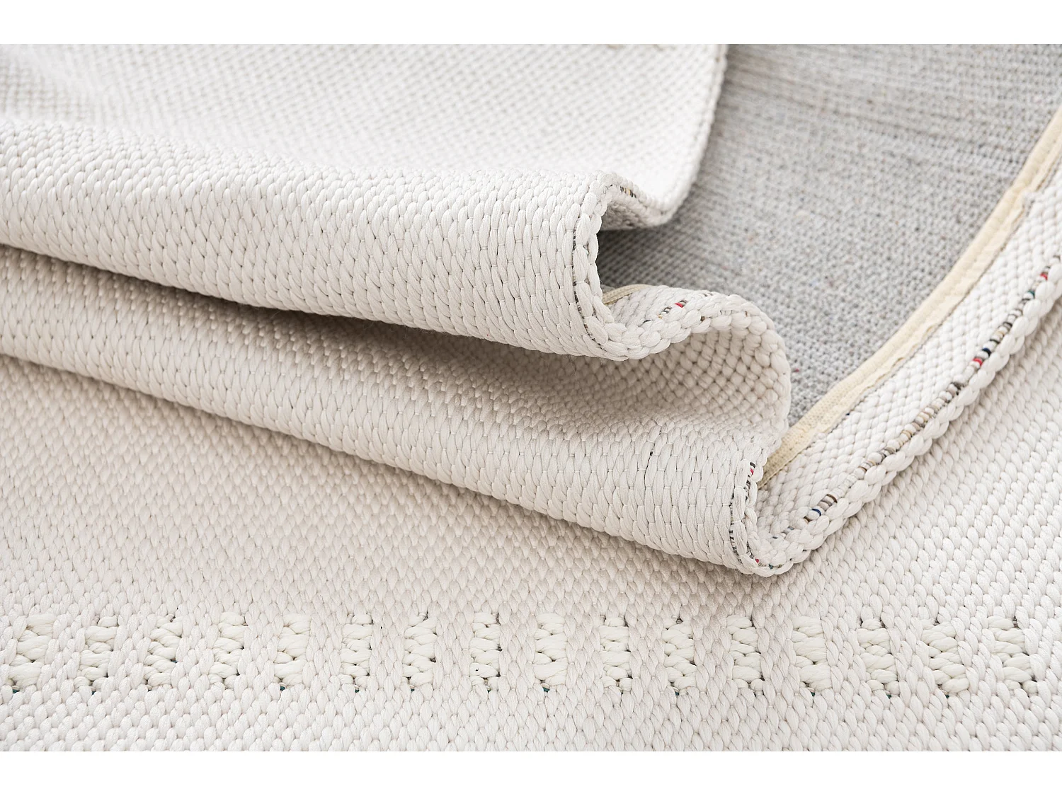 Teppich 80x150 - Weiss - Juniper Solid