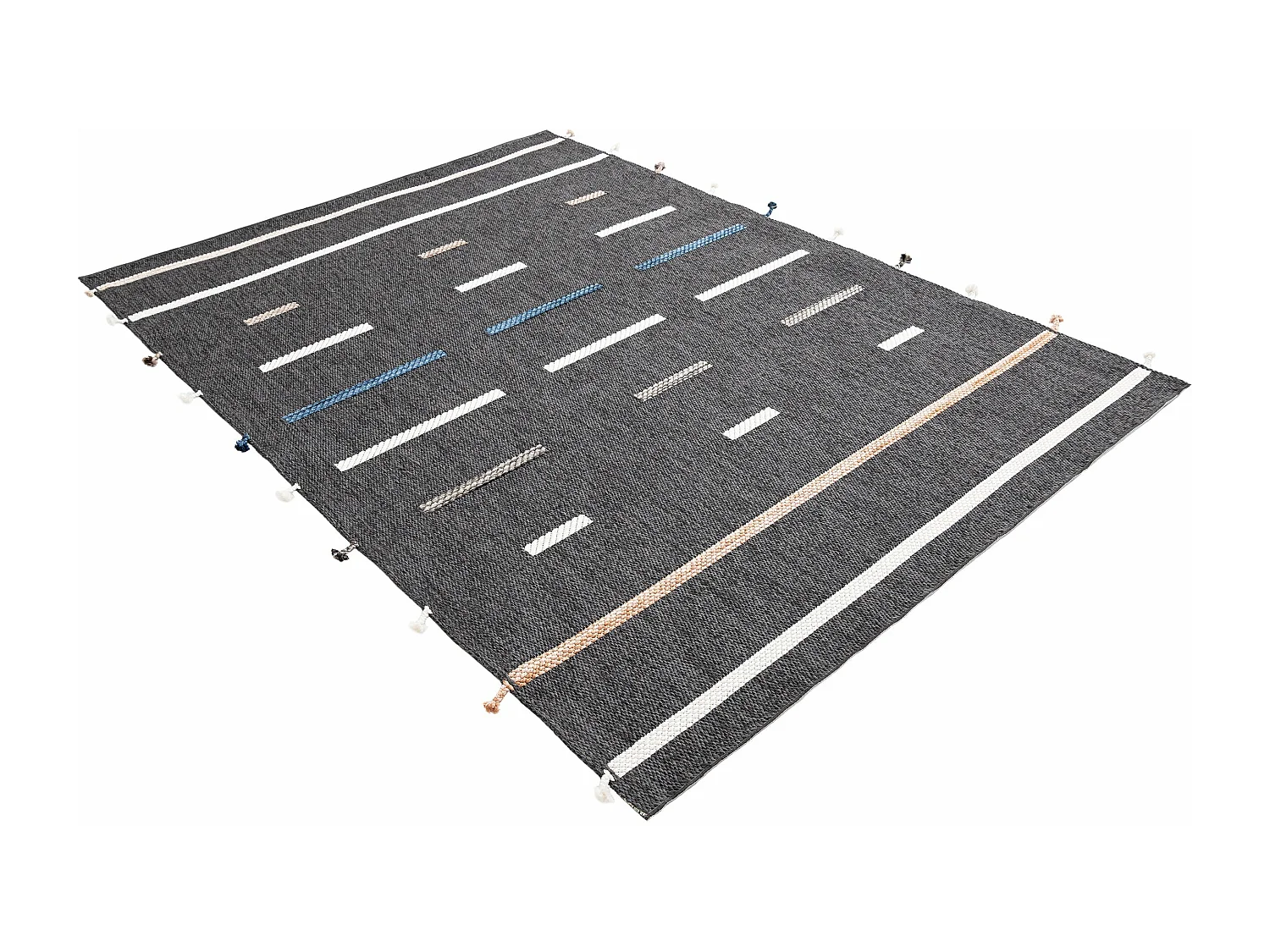 Tapis 80x290 - Anthracite - Juniper Boho