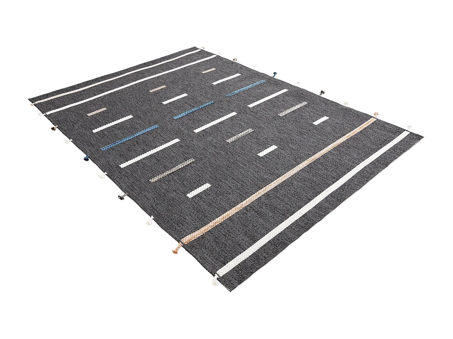 Tapijt - 290x200 - Antraciet - Juniper Boho