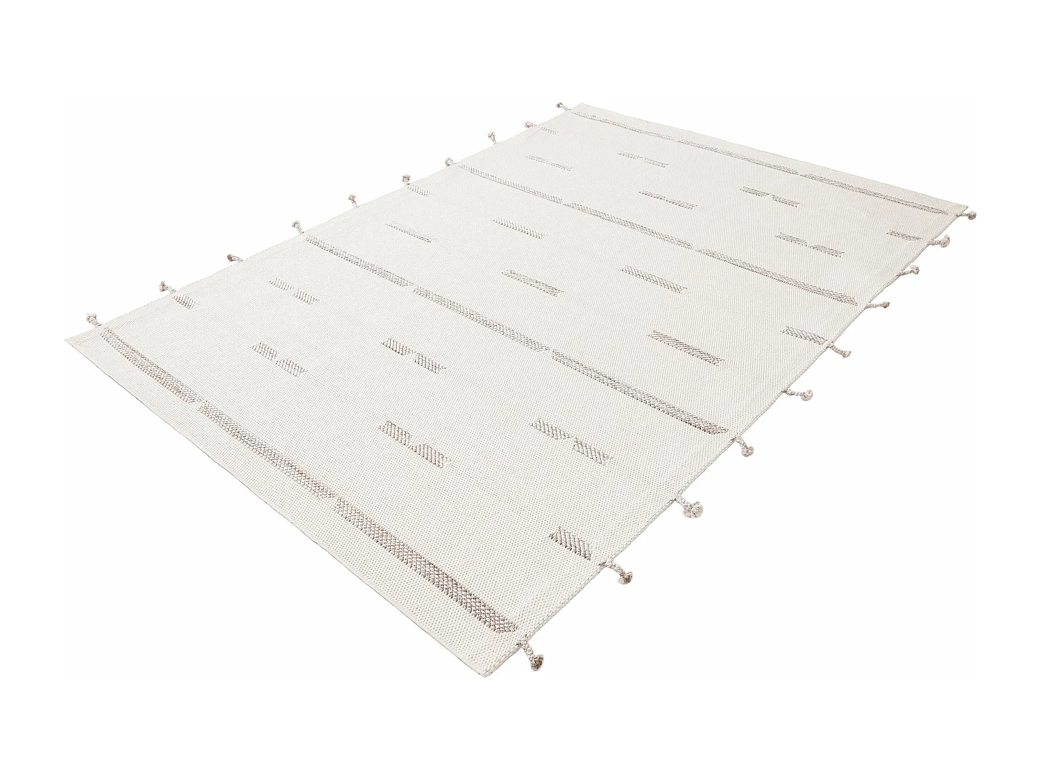 Tapijt - 160x120 - Wit - Juniper Boho