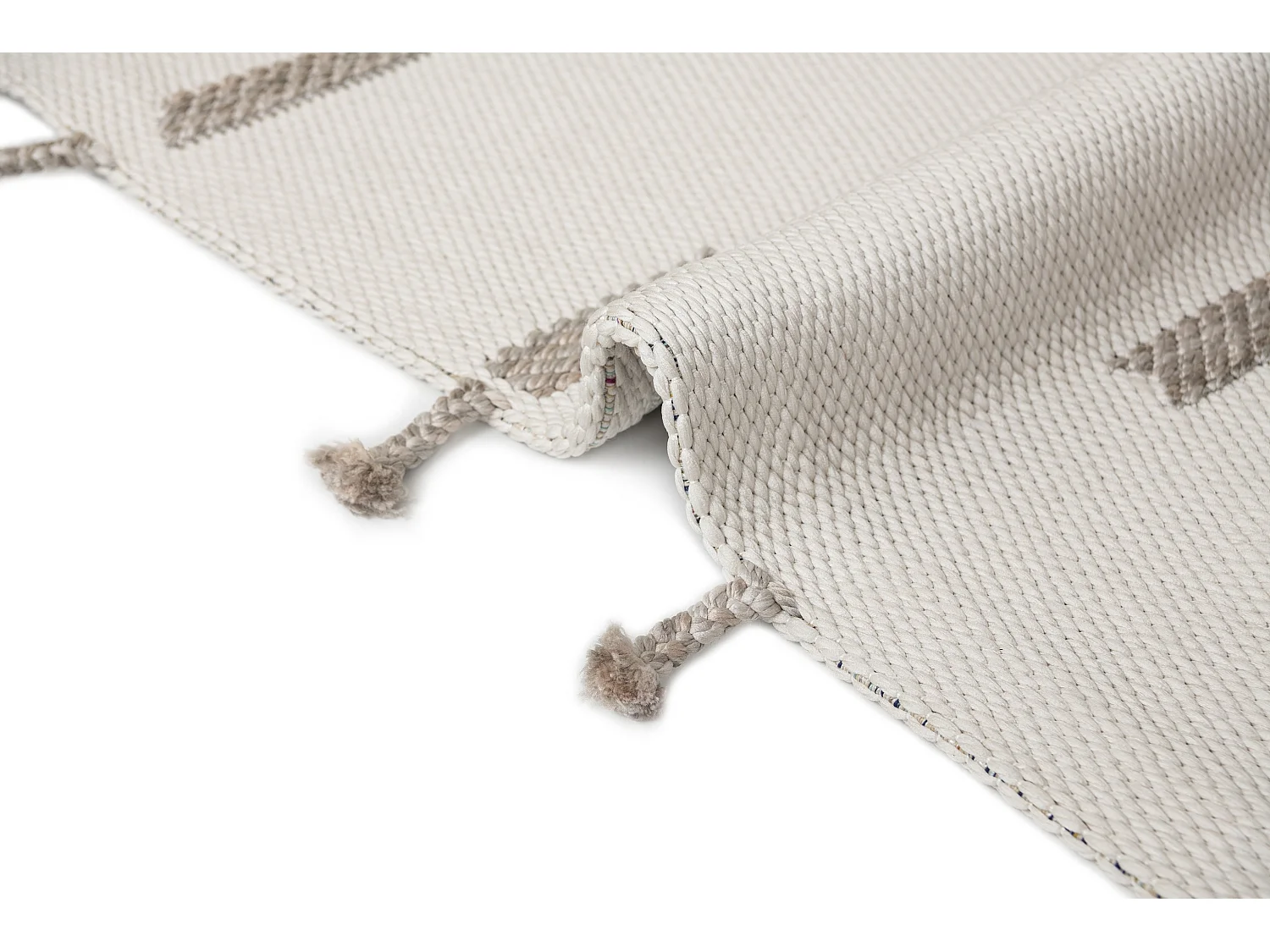 Teppich 80x290 - Weiss - Juniper Boho