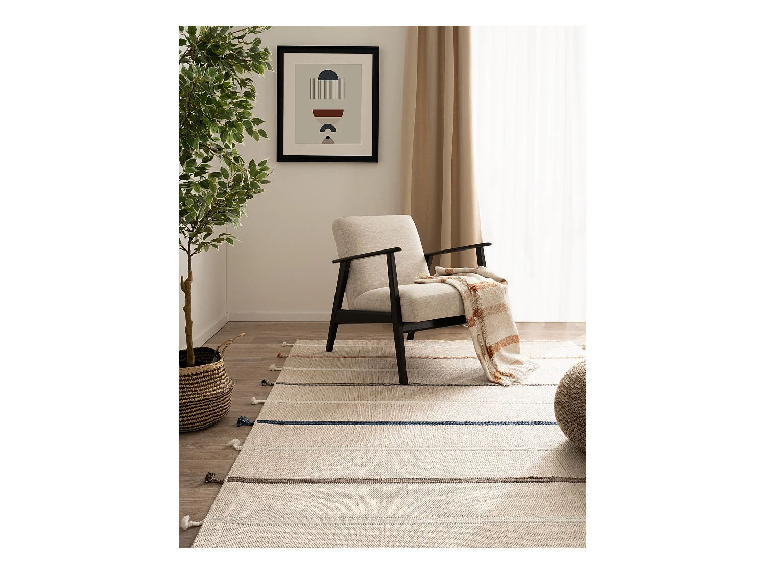Tapis 200x290 - Blanc - Juniper Classic