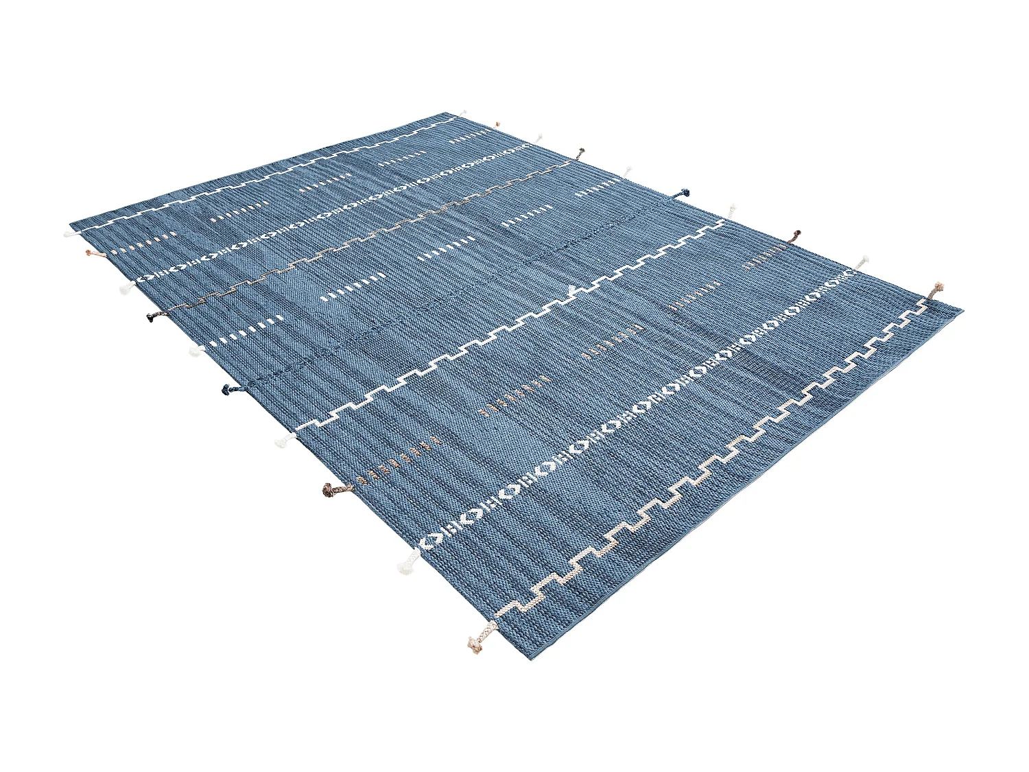Tapis 100x225 - Bleu - Juniper Greka