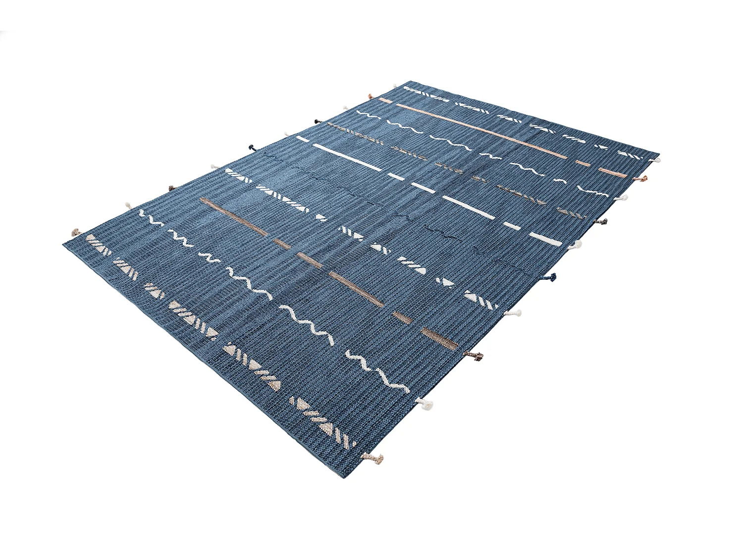 Tapijt - 160x120 - Blauw - Juniper Greka