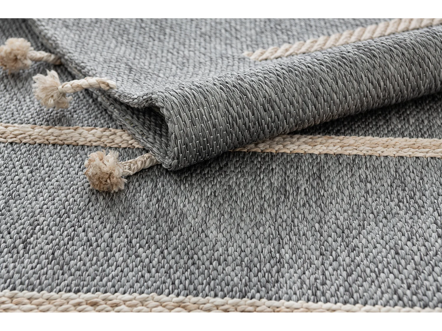 Tapijt - 225x100 - Grijs - Juniper Boho