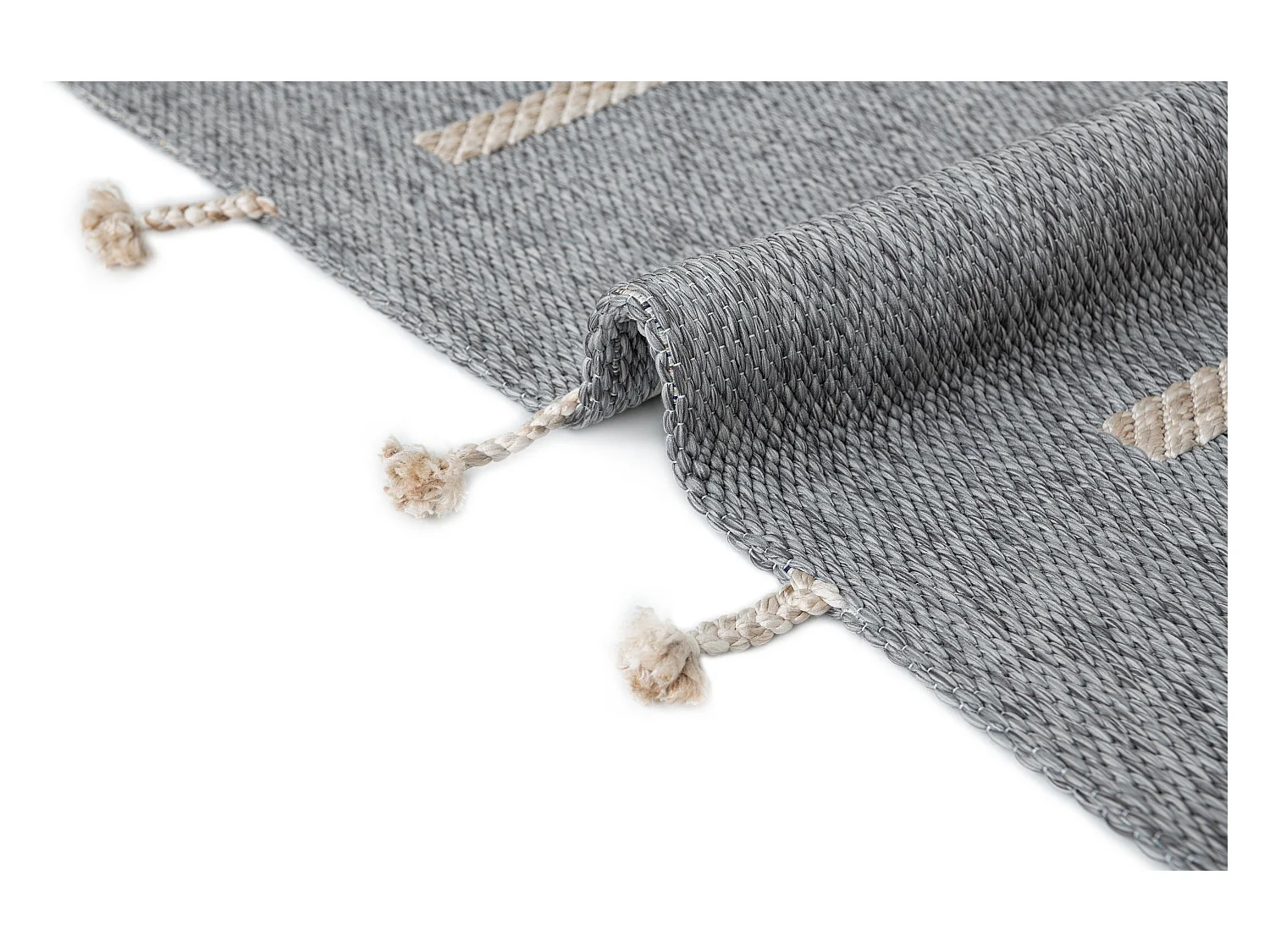 Teppich 200x290 - Grau - Juniper Boho