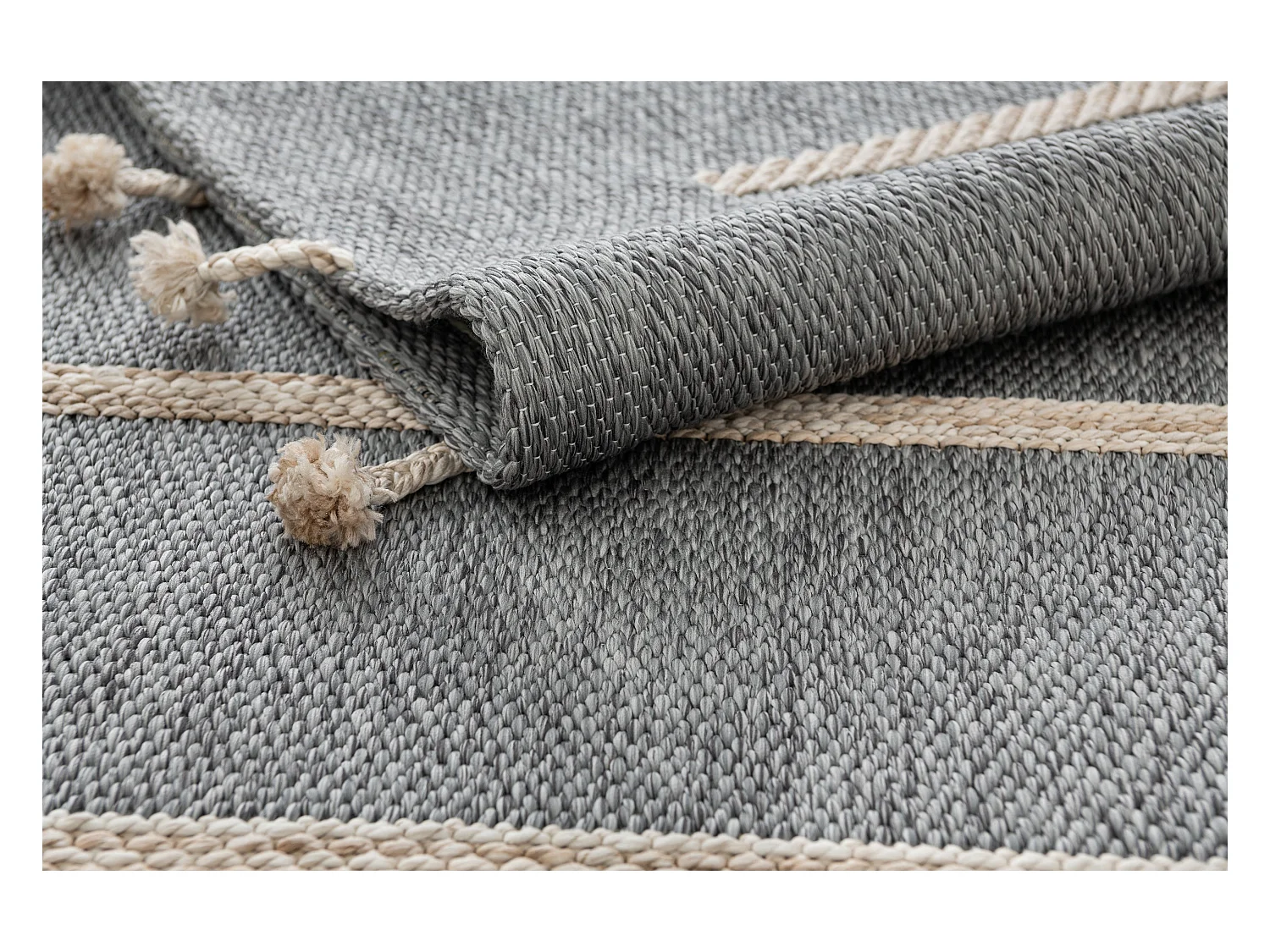 Teppich 200x290 - Grau - Juniper Boho
