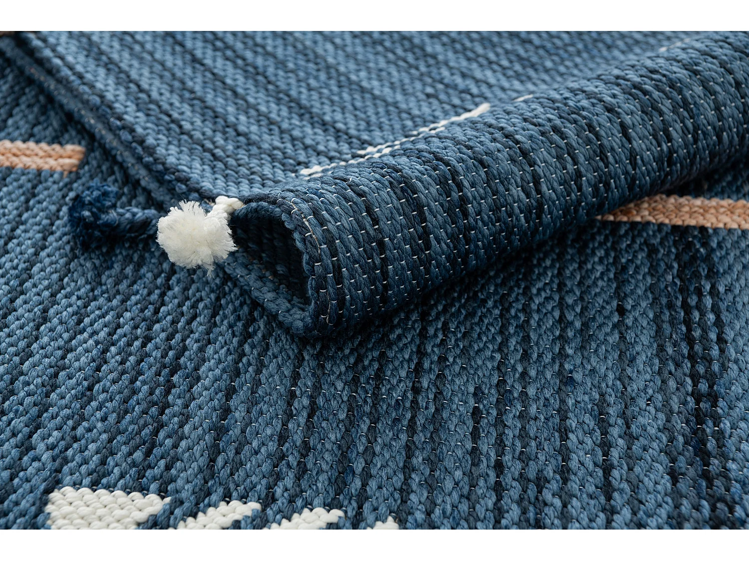 Tapis 100x225 - Bleu - Juniper Greka